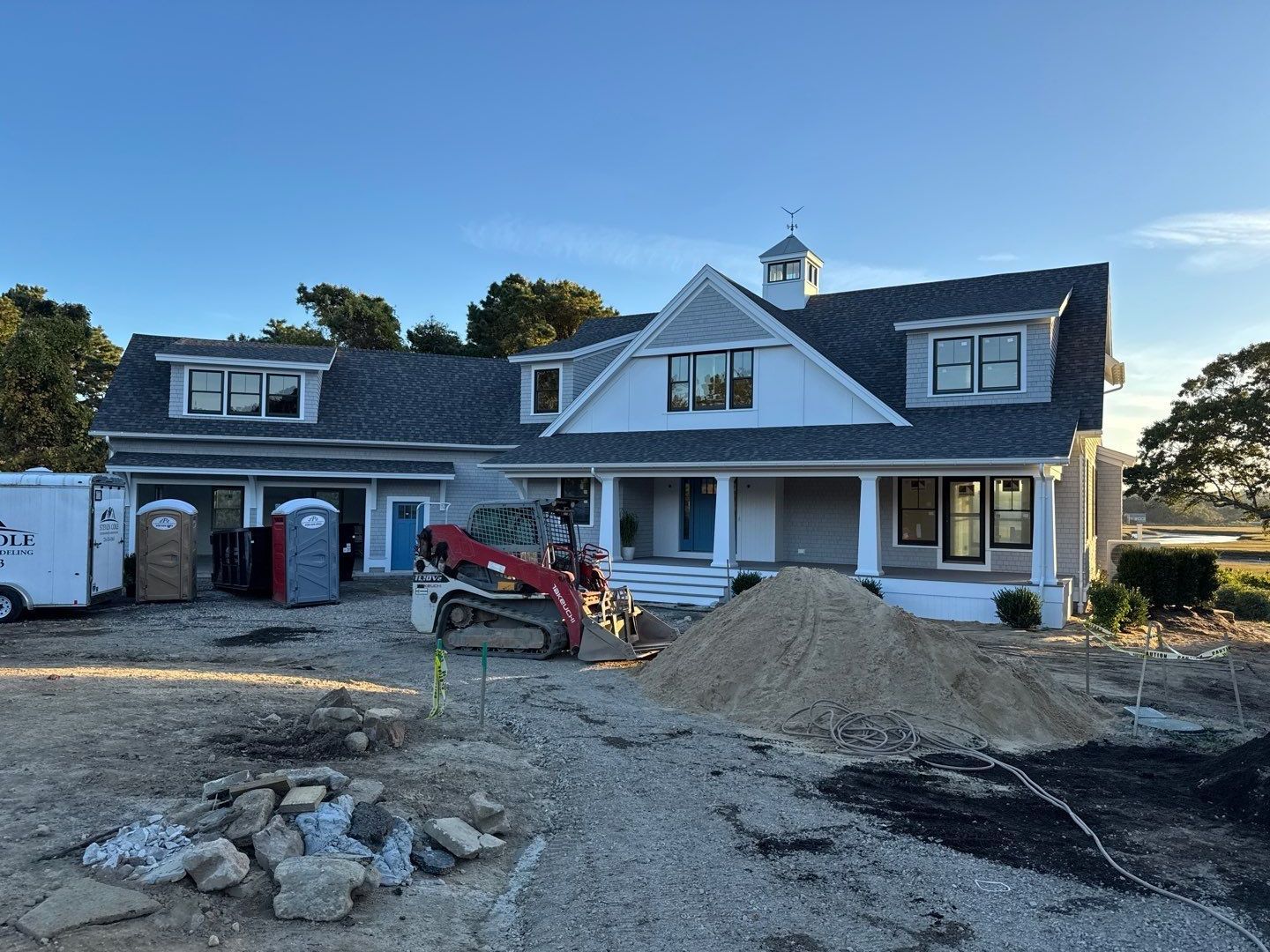 Gutter Installation using 6" Half Round Aluminum Gutter by Gutter Pro Enterprises