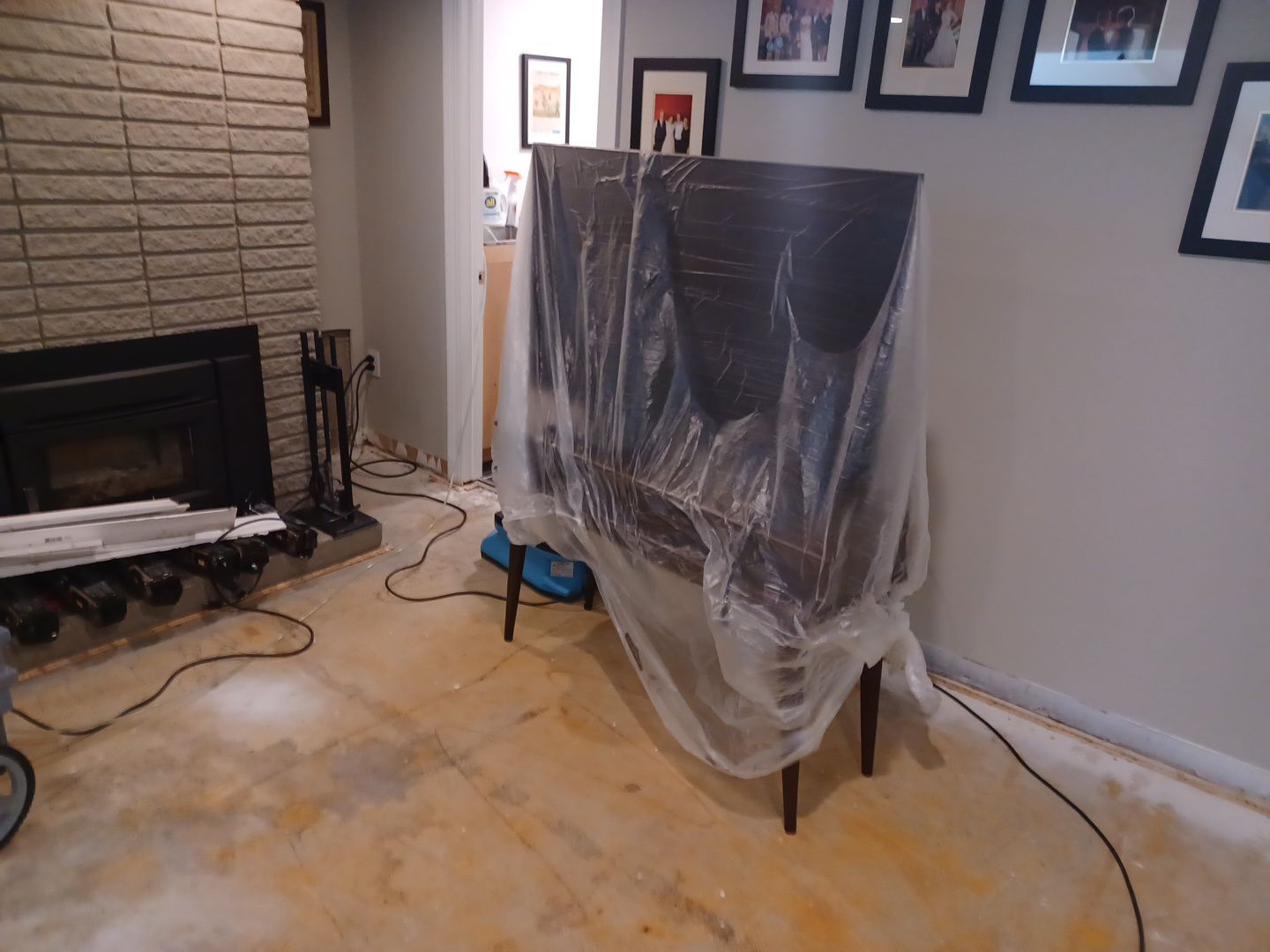 Project in West Bloomfield by EzDry Water Mitigation & Property Restoration