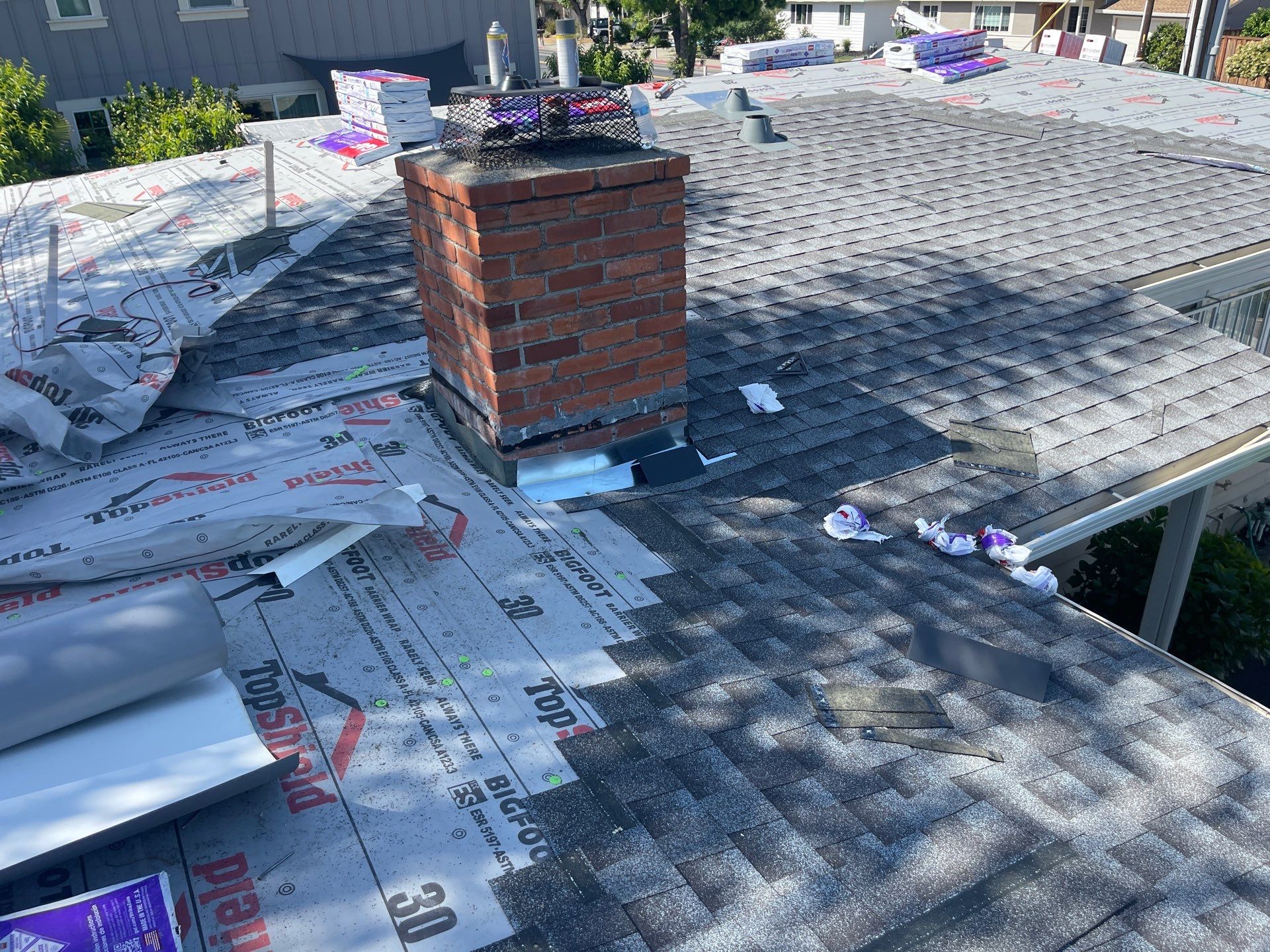 Residential Roofing Replacement using GAF Timberline Reflector Series by Acker Roofing