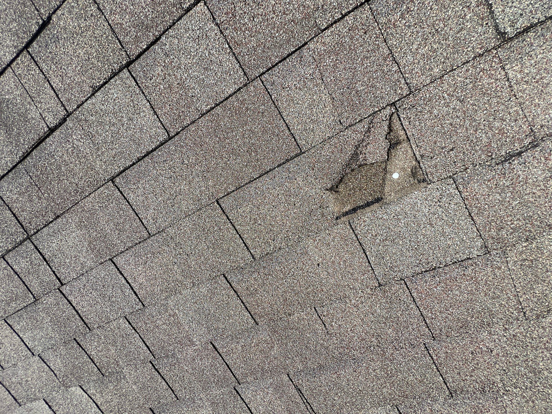 Hail Damage using Owen's Corning Duration (Lifetime) Shingles by Roof Repair Company