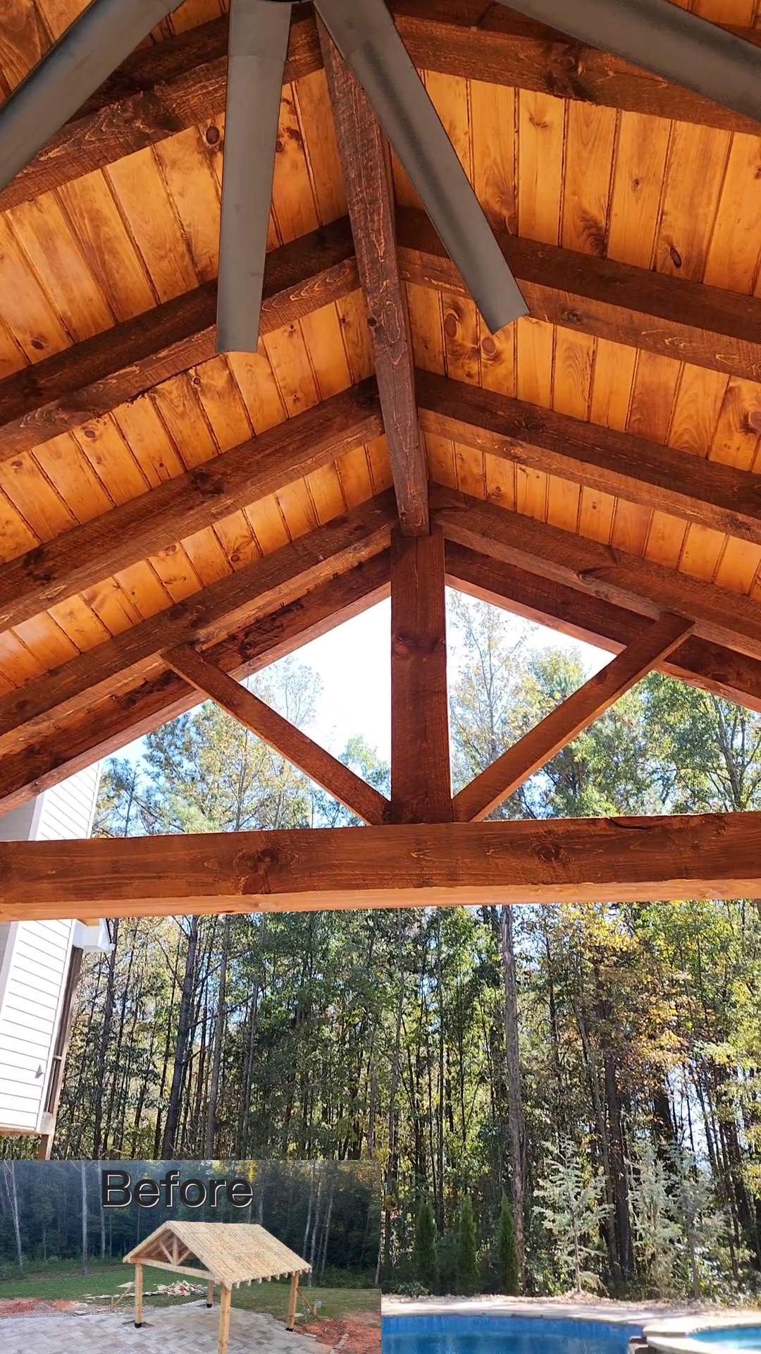 Cabana Staining using Pecan by SSE by Titans of Timber Fence & Stain