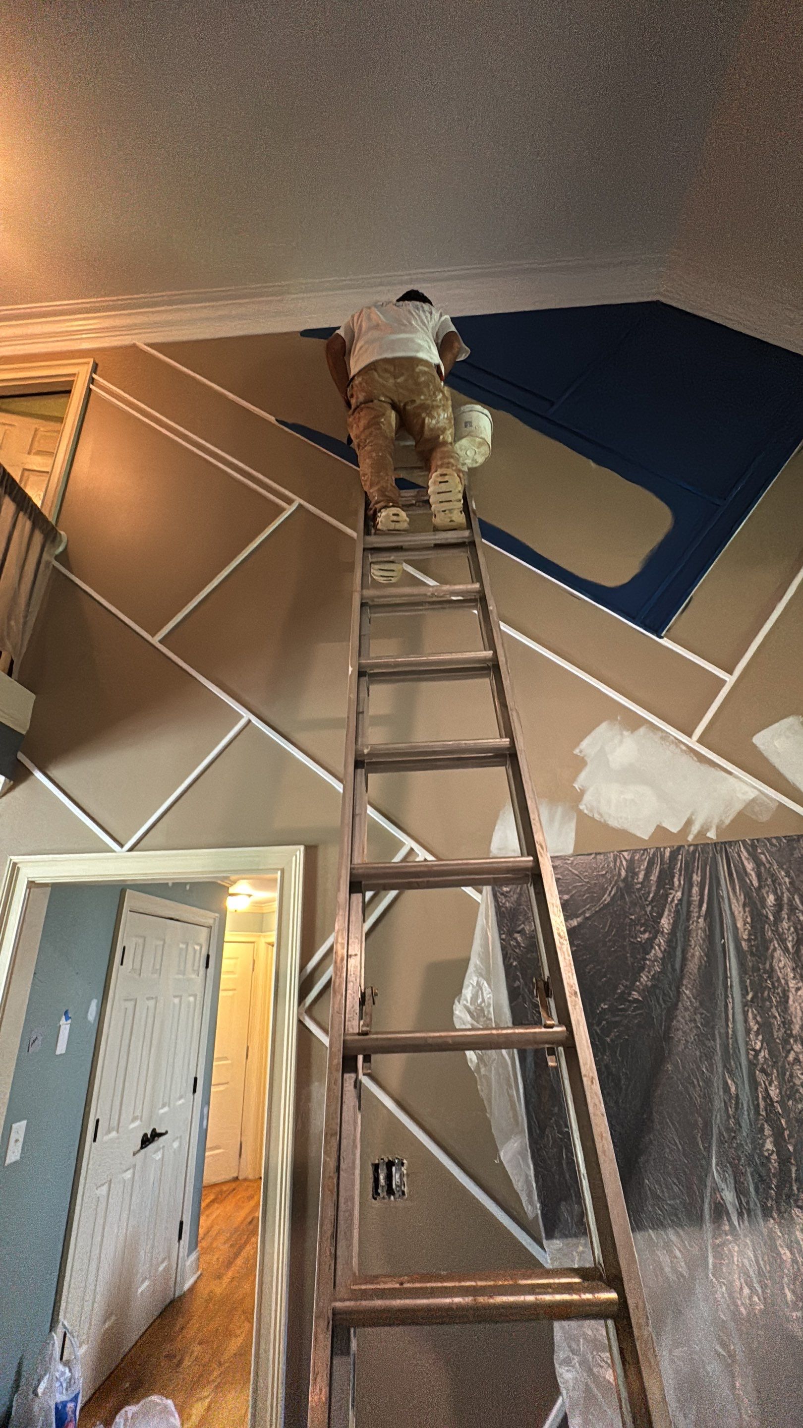 Interior Maintenance Painting Project by Atlanta's Paint Doctor