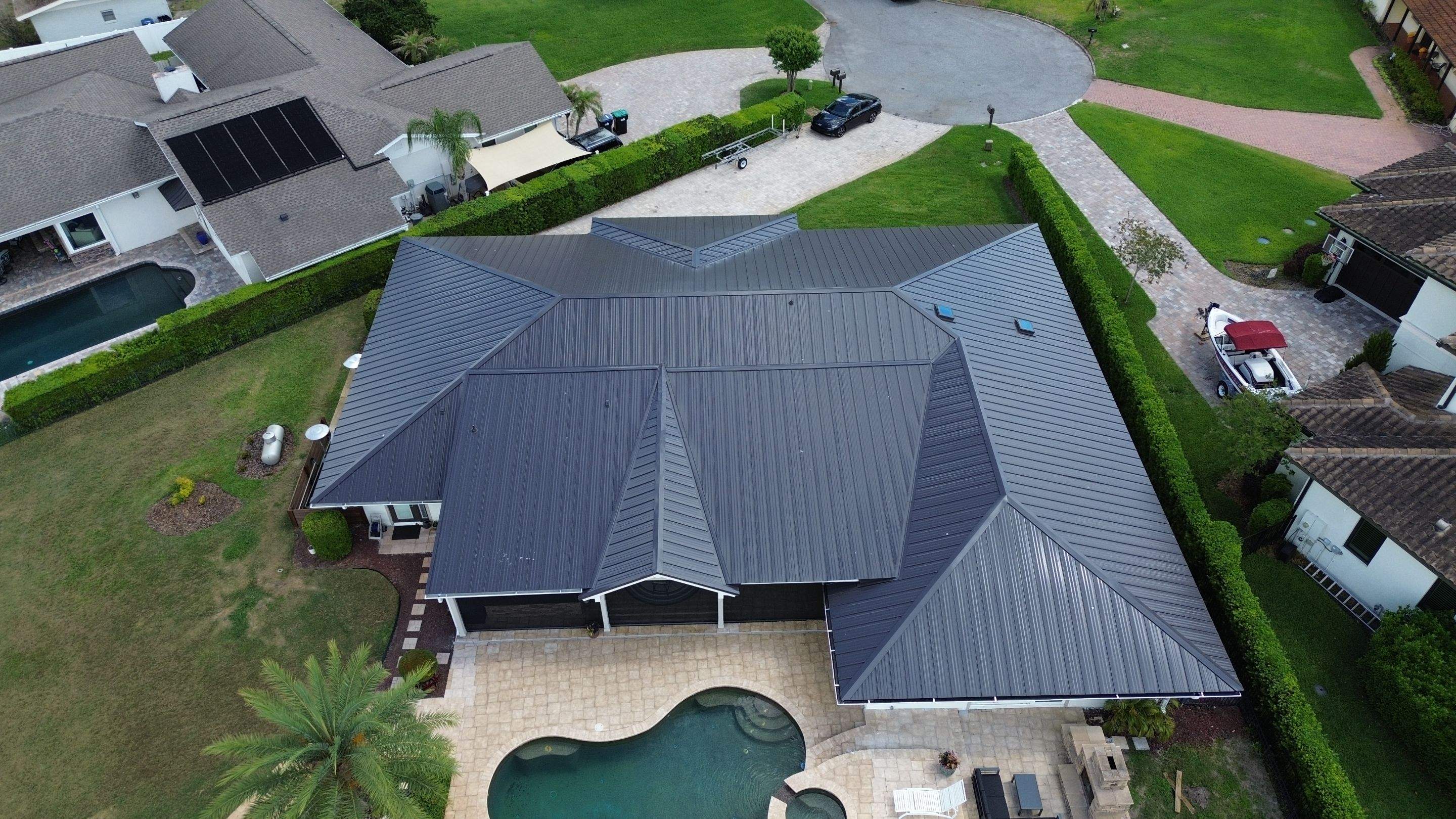 Metal Standing seam in Orlando FL by Gold Key Roofing