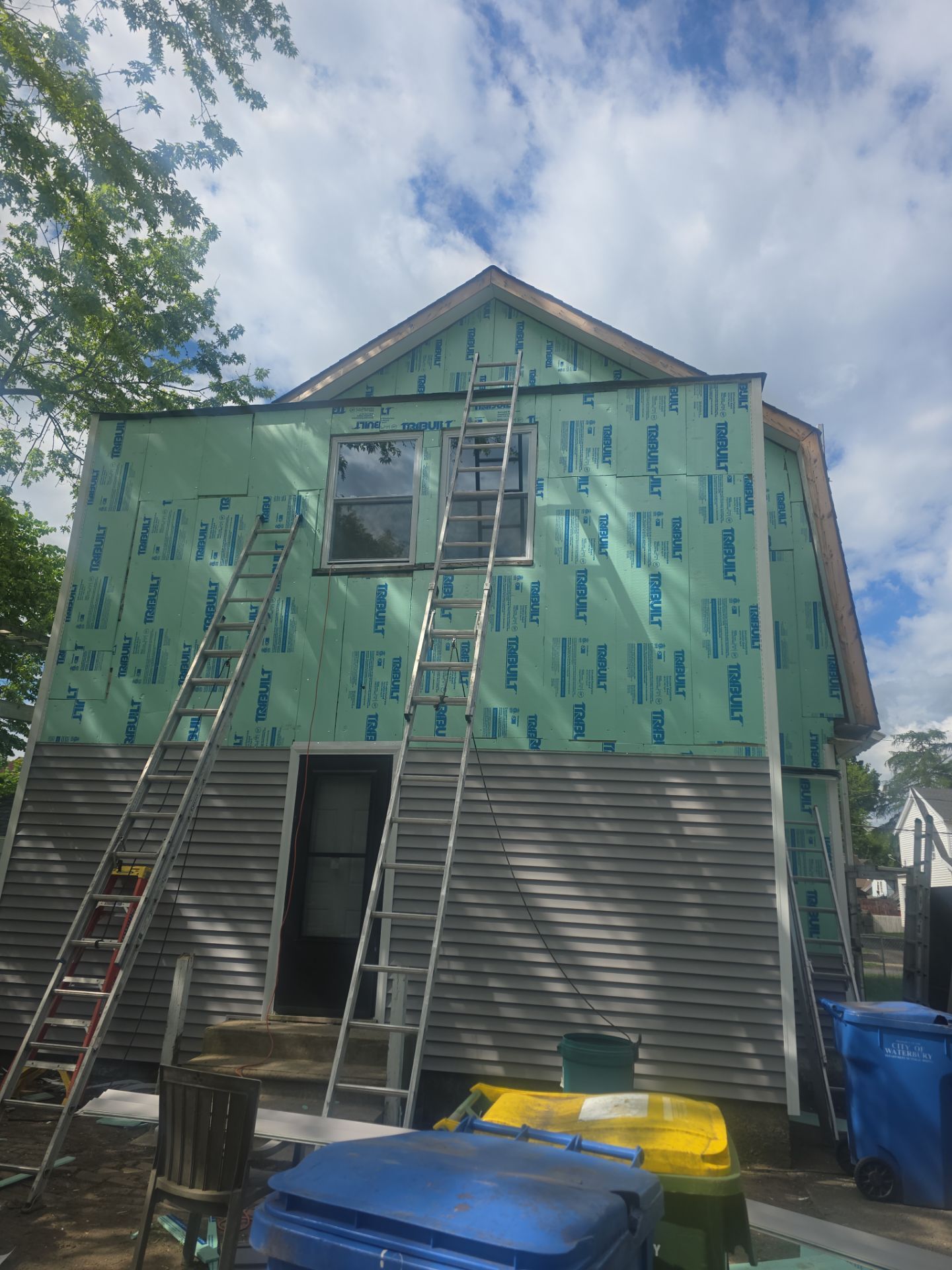 Siding Rejuvenation with Cert Monogram D/4  12'6' clapboard, Granite Gray by DiGiorgi Roofing and Siding Inc