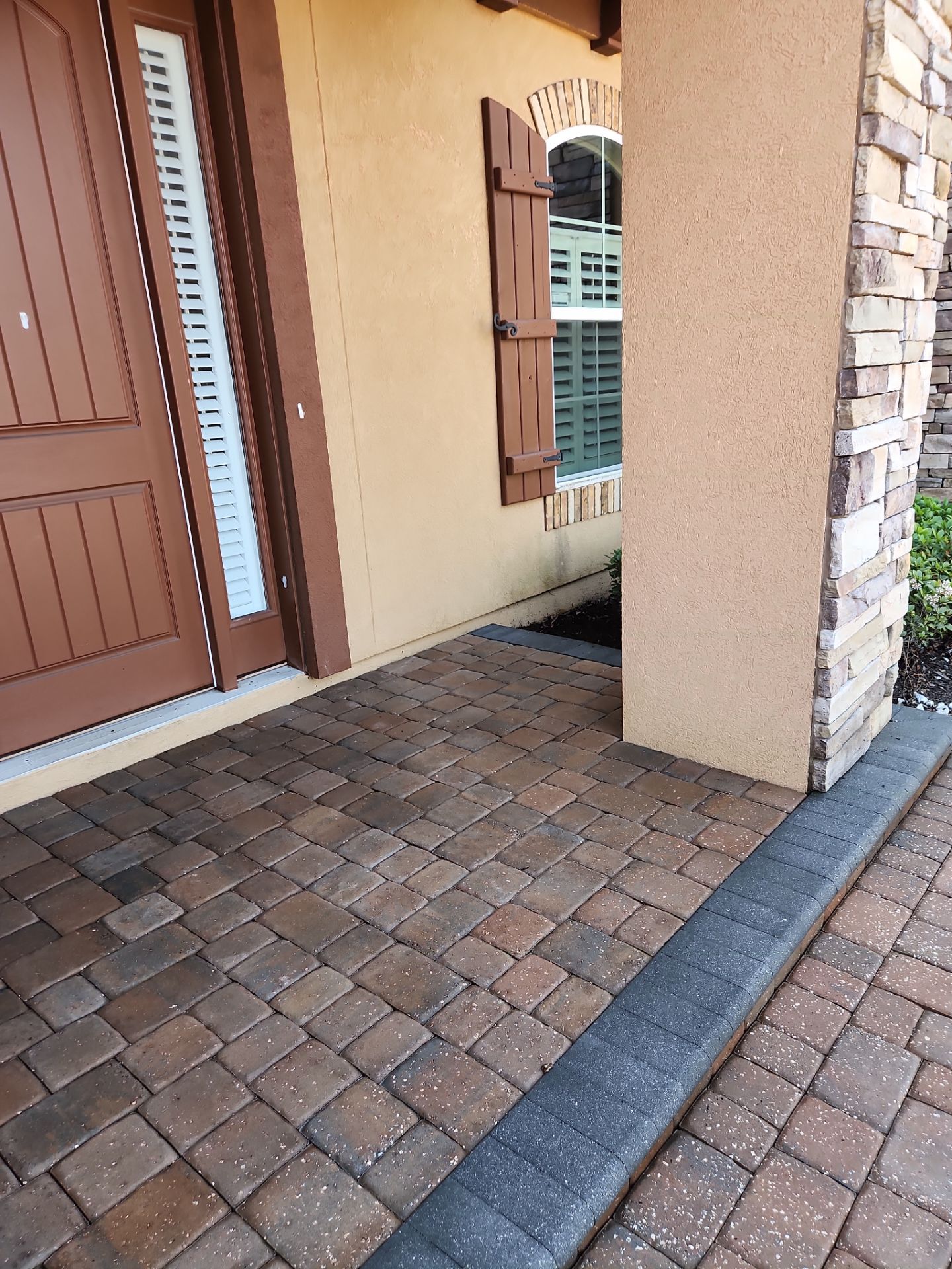 Paver Driveway using Concrete Sealant by DuraSeal