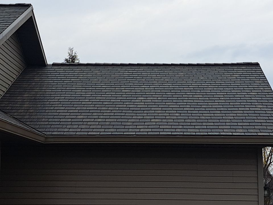 Residential Roof Installation with F-Wave Revia Shingles in Sheboygan, WI by Gellings Roofing and Siding LLC