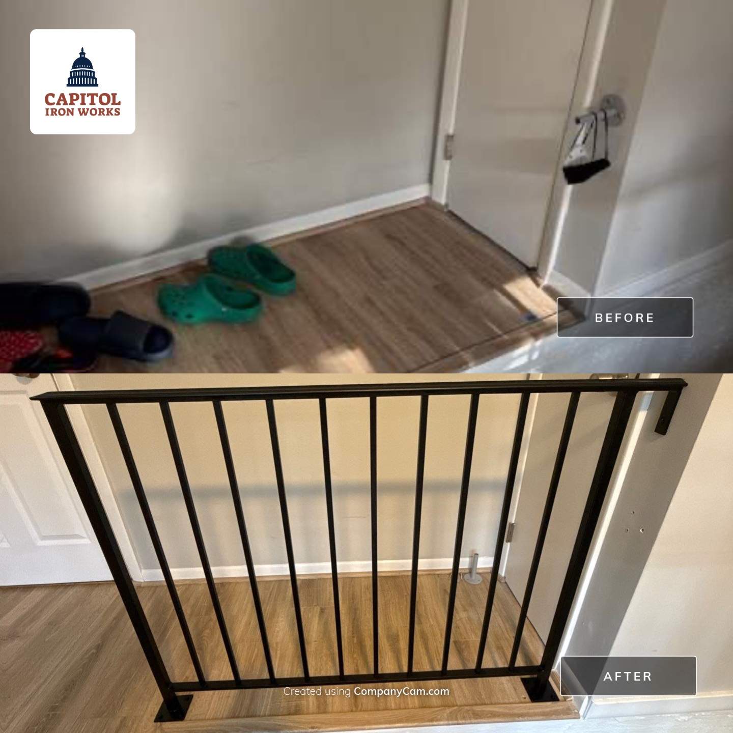 Code-Compliant Interior Railing Upgrade & Replacement by Capitol Iron Works