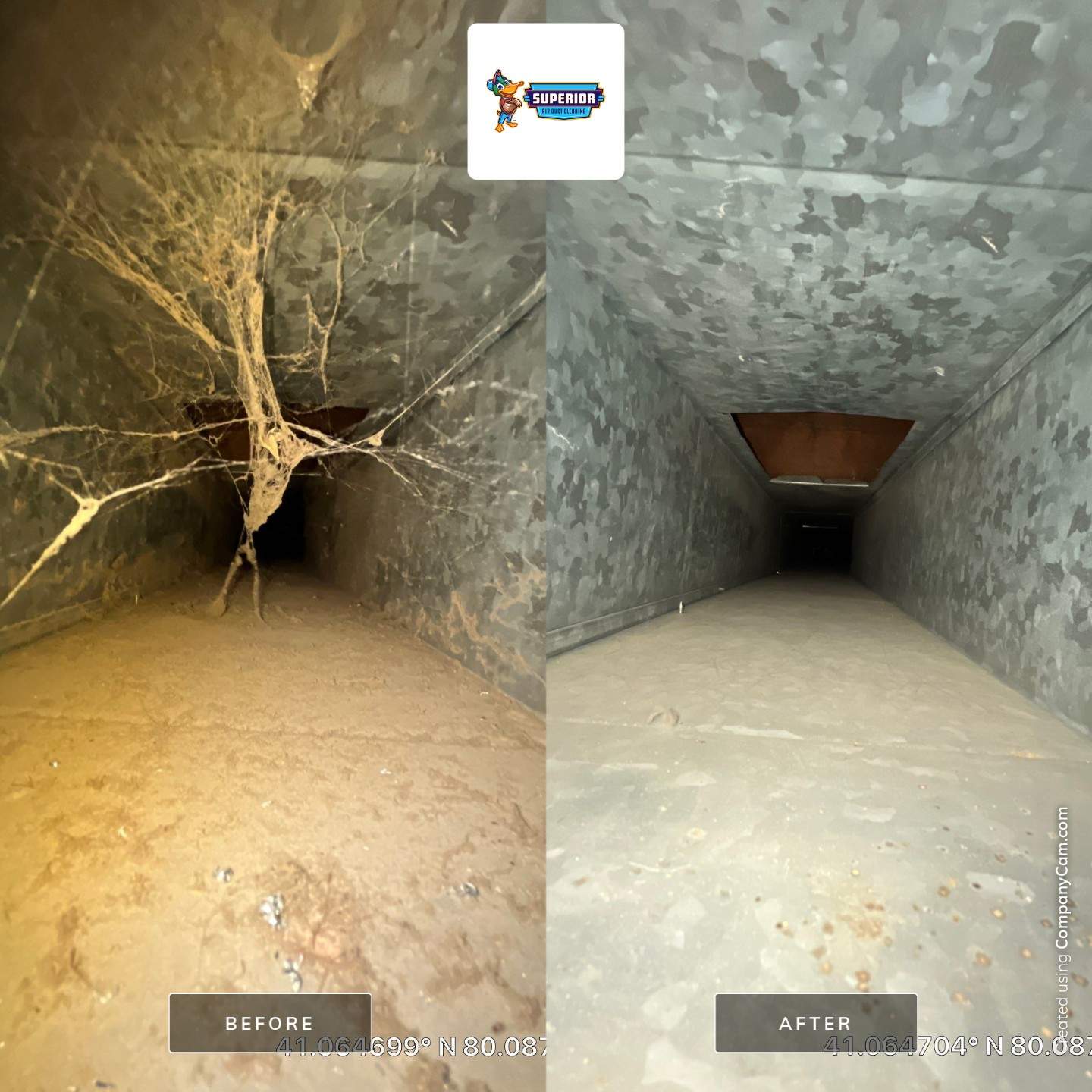 Air Duct Cleaning With a Vacuum Truck in Slippery Rock, PA by Superior Air Duct Cleaning