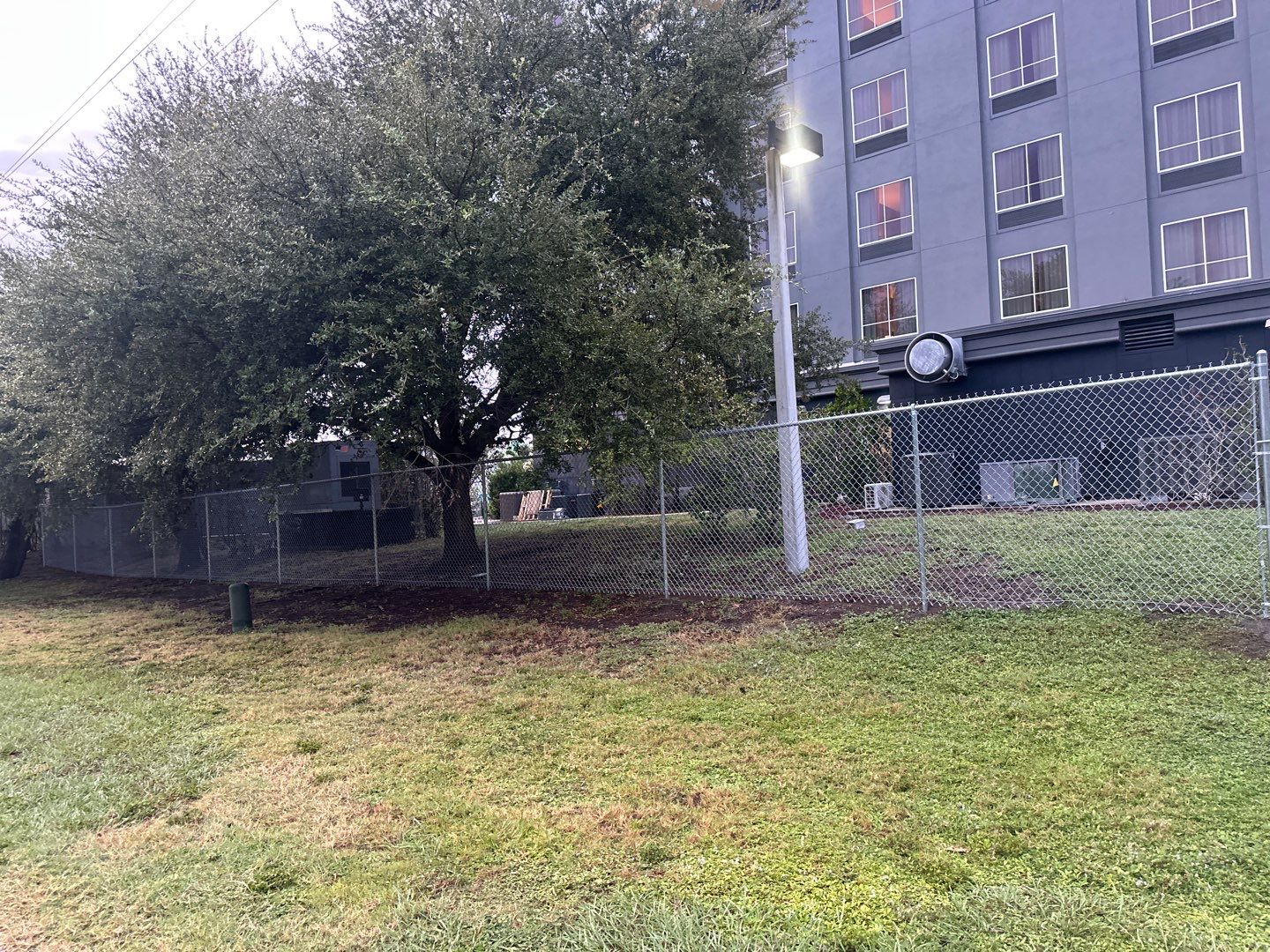 Commercial Chainlink Perimeter Fence Installation  by Asap fence and gates, LLC