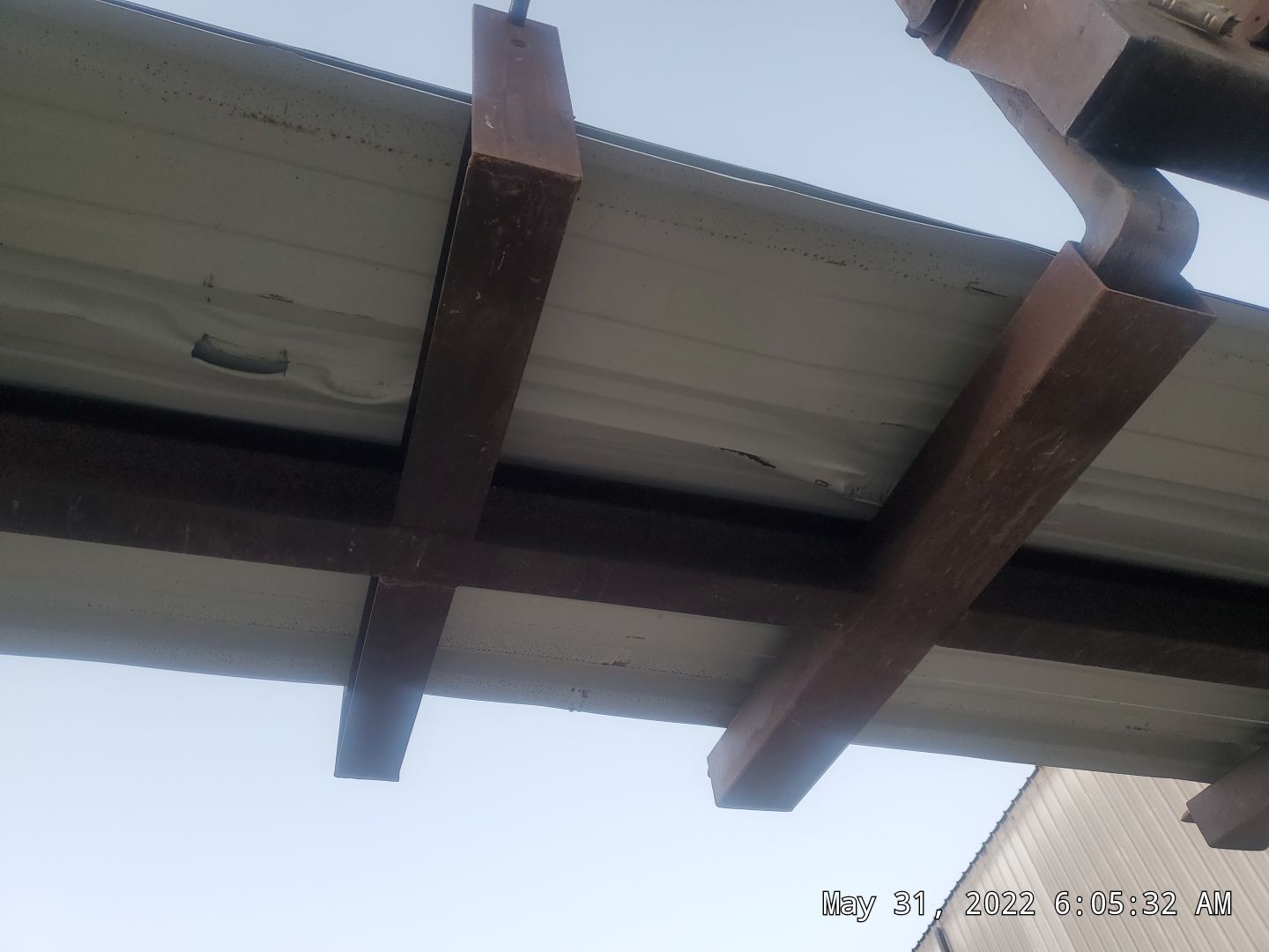 Commercial Roofing Installation using Aluminum Roofing panels by Hostetler Roofing