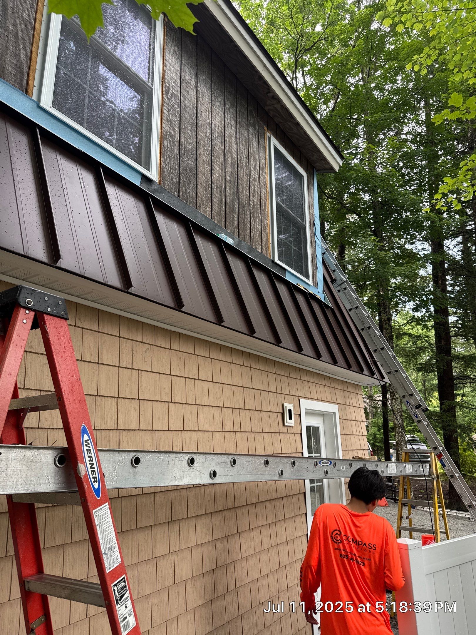 Standing Seam Metal Roof Replacement in Weare, NH – Drexel Roofing System by Compass exteriors