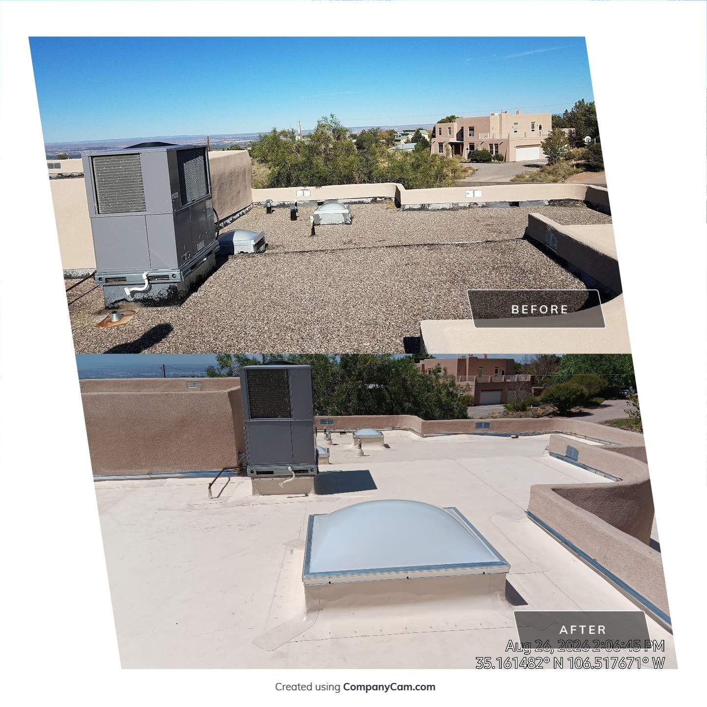 TPO Roof Replacement and Wood Repair in Albuquerque by Doyle Roof Masters Inc