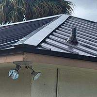 24ga 1" Nail-Strip Mansard Brown by Total Roofing System The Metal Roof Experts