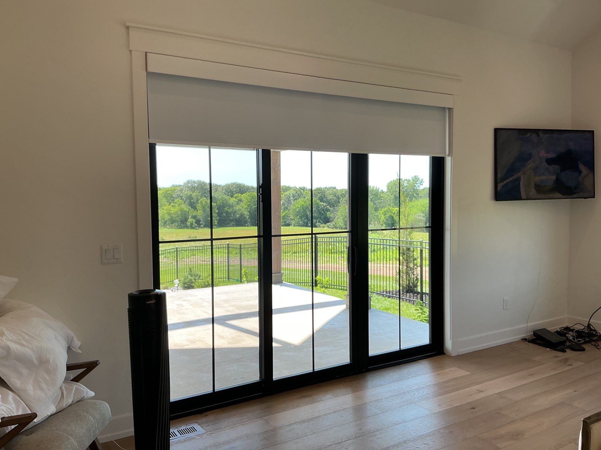 Roller Shade Installation in Country Home  by tracy.hickman@budgetblinds.com