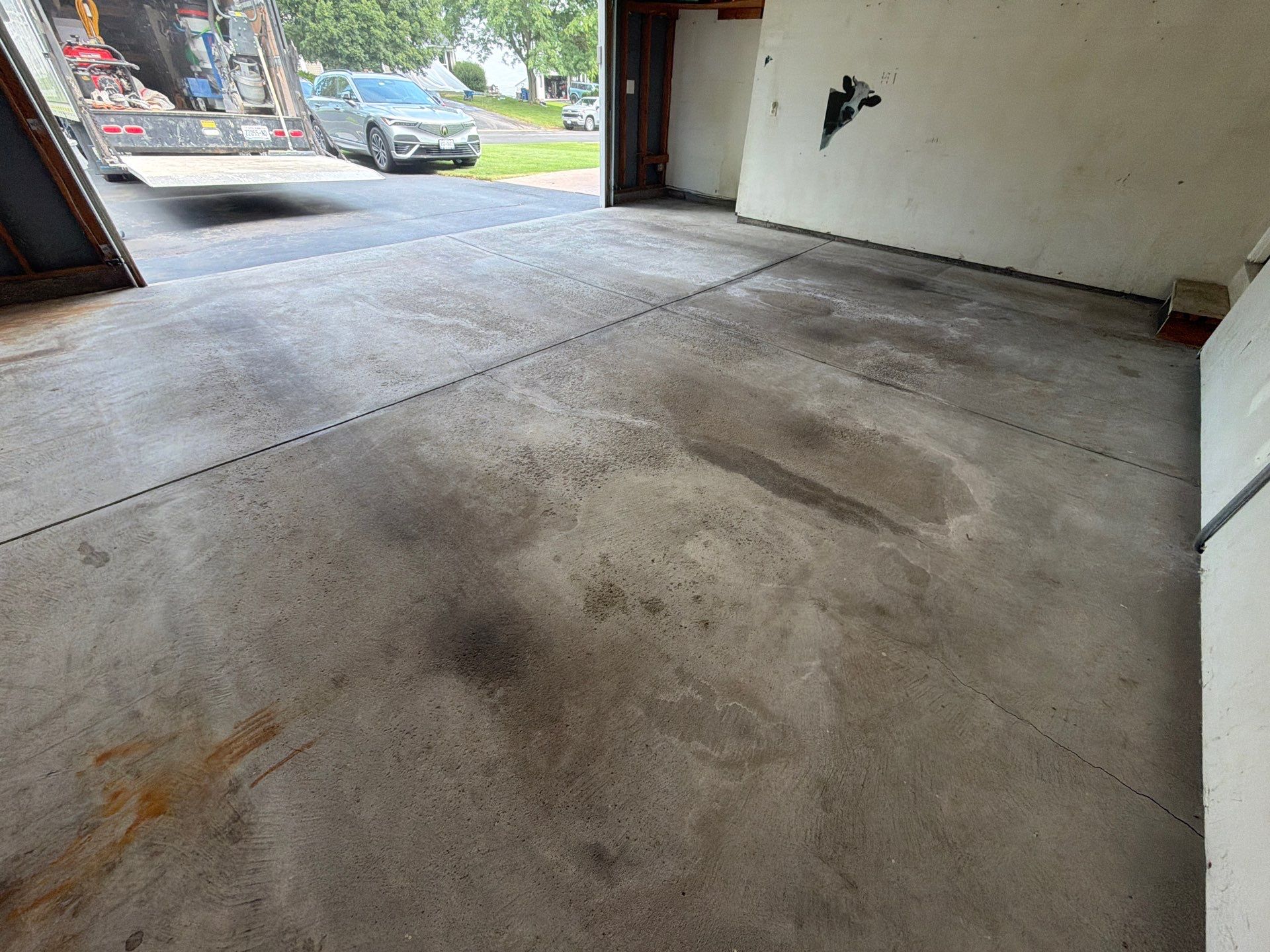 Vintage Zircon Garage Coating by NG Masonry & Construction LLC