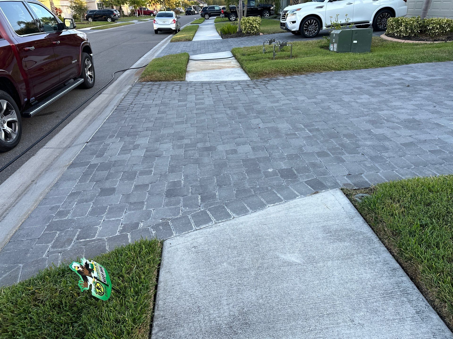 House Wash & Paver Driveway Cleaning in Trevesta Community, Palmetto, FL | Sunshine AquaWash by Sunshine AquaWash