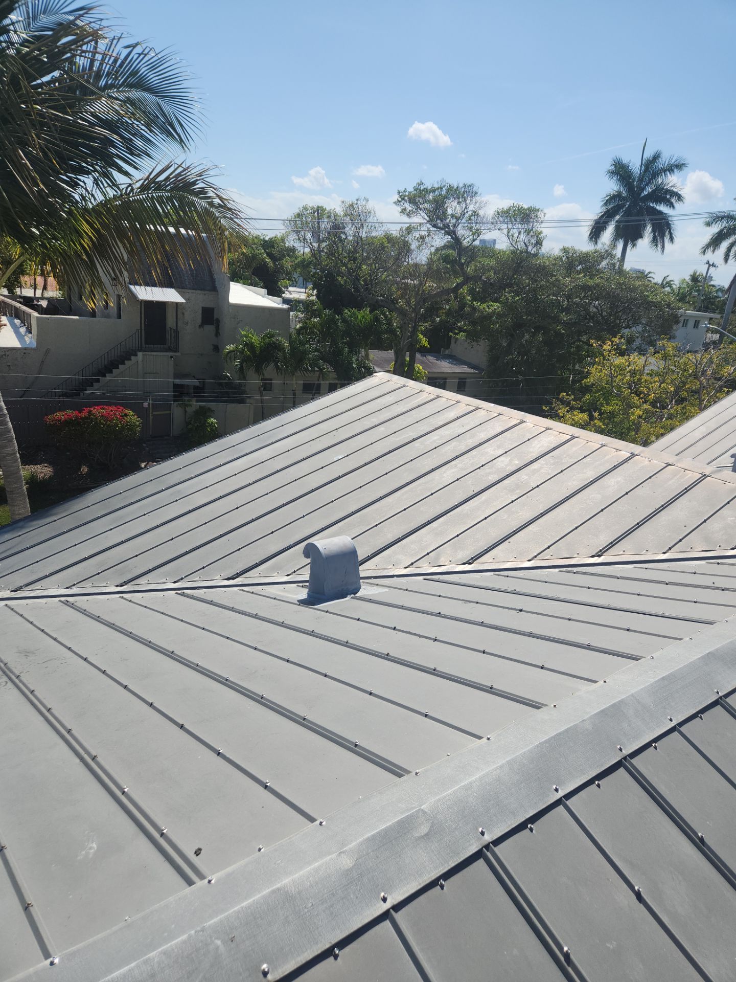 Metal Roof Repair in Fort Lauderdale using #30lb Felt by Aastro Roofing