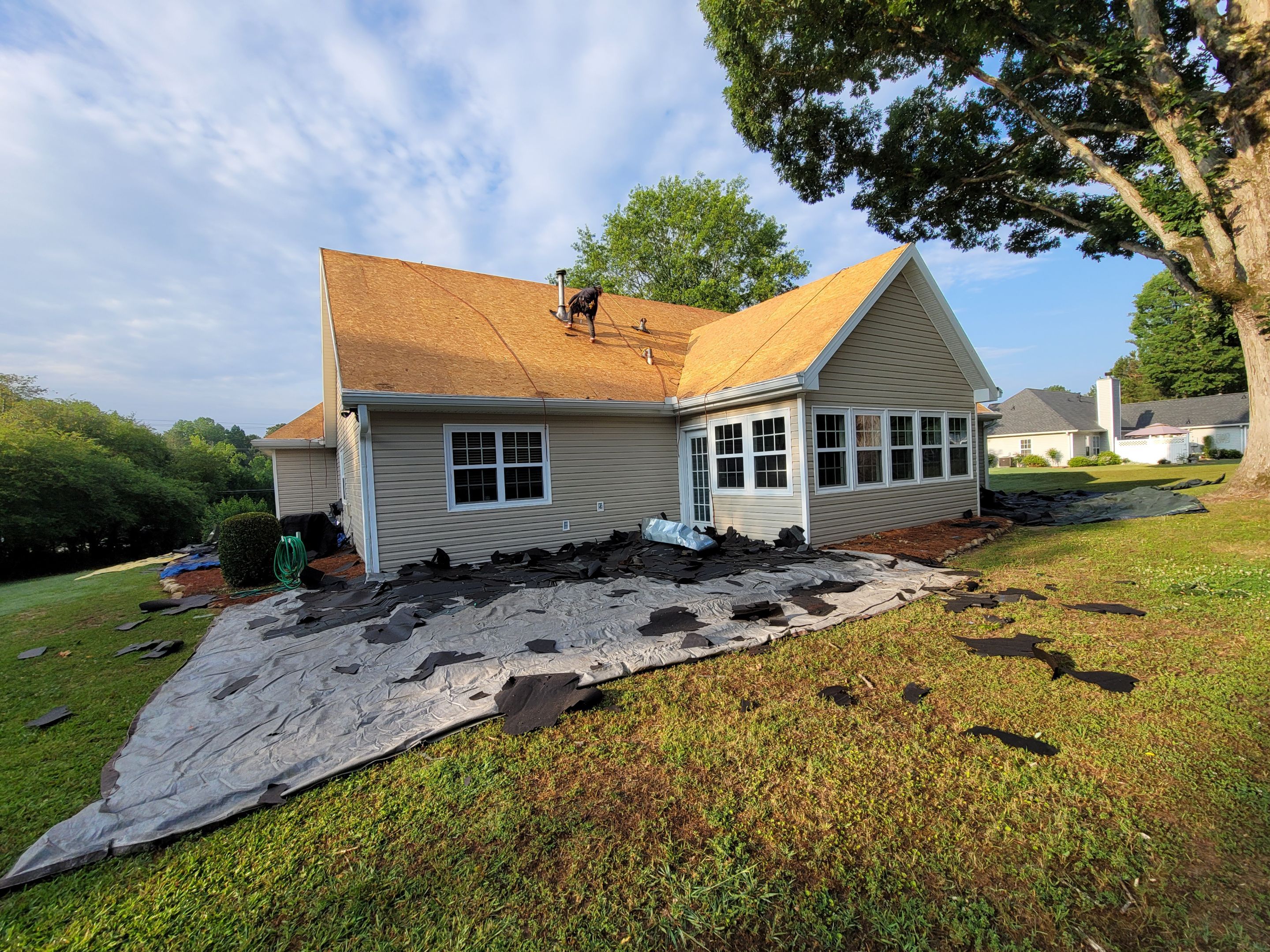 Residential Roofing Installation using Owens Corning by Inspector Roofing and Restoration