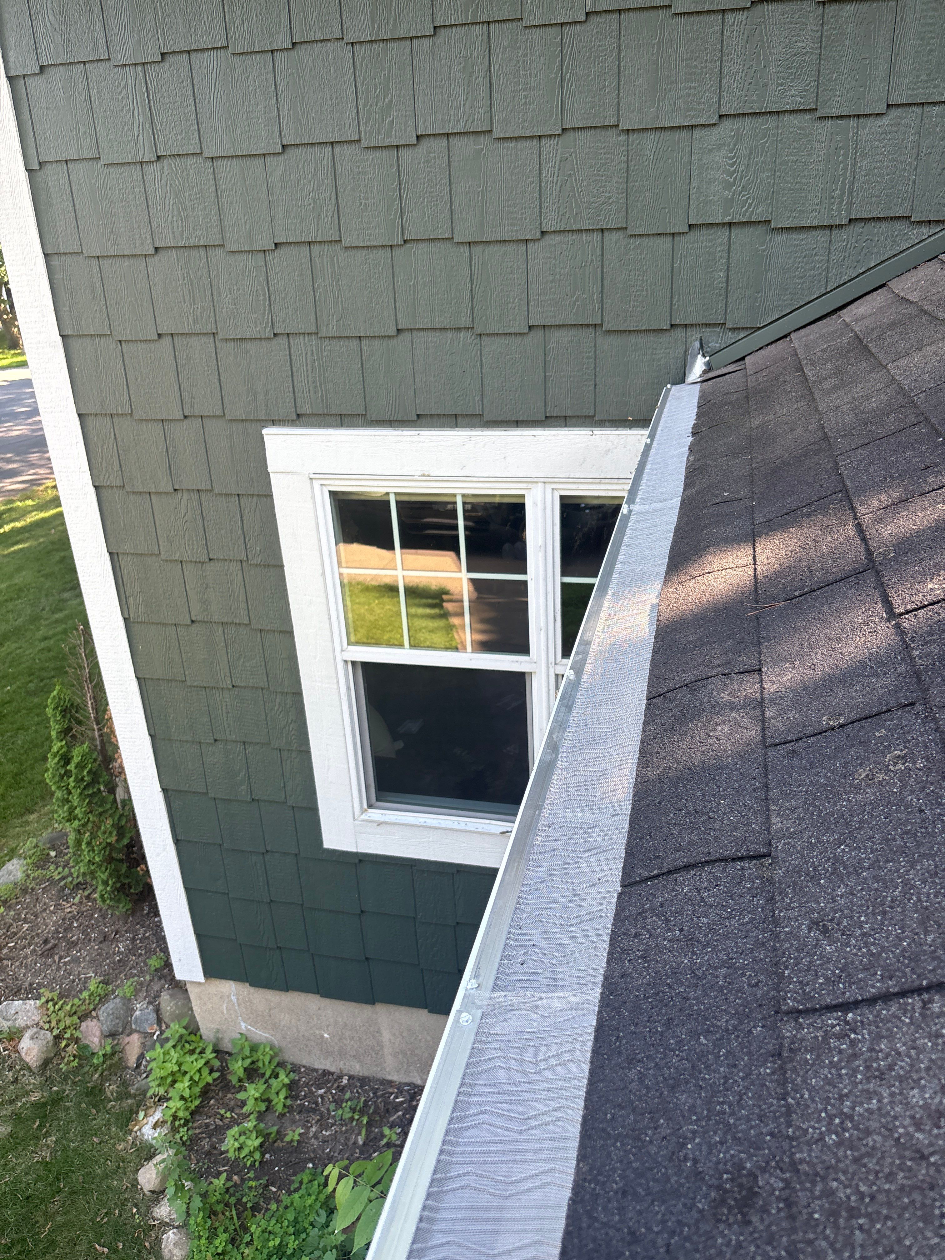 Gutter Cleaning + Leaf Blaster Pro Installation by Next Level Seamless Gutters / Exteriors Inc.