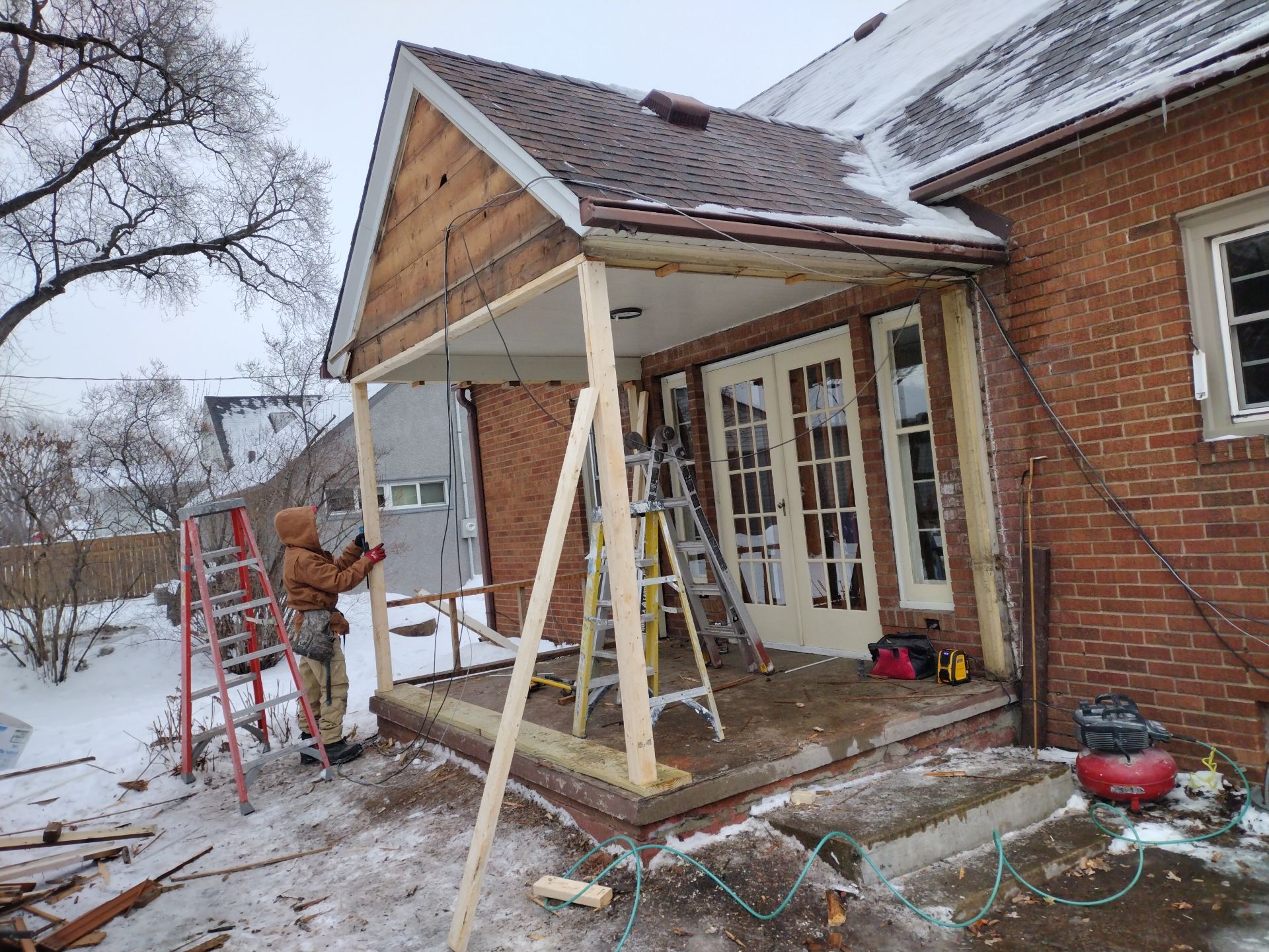 Three-Season Porch Renovation – Complete Structural Transformation by Johnny Five Construction 
