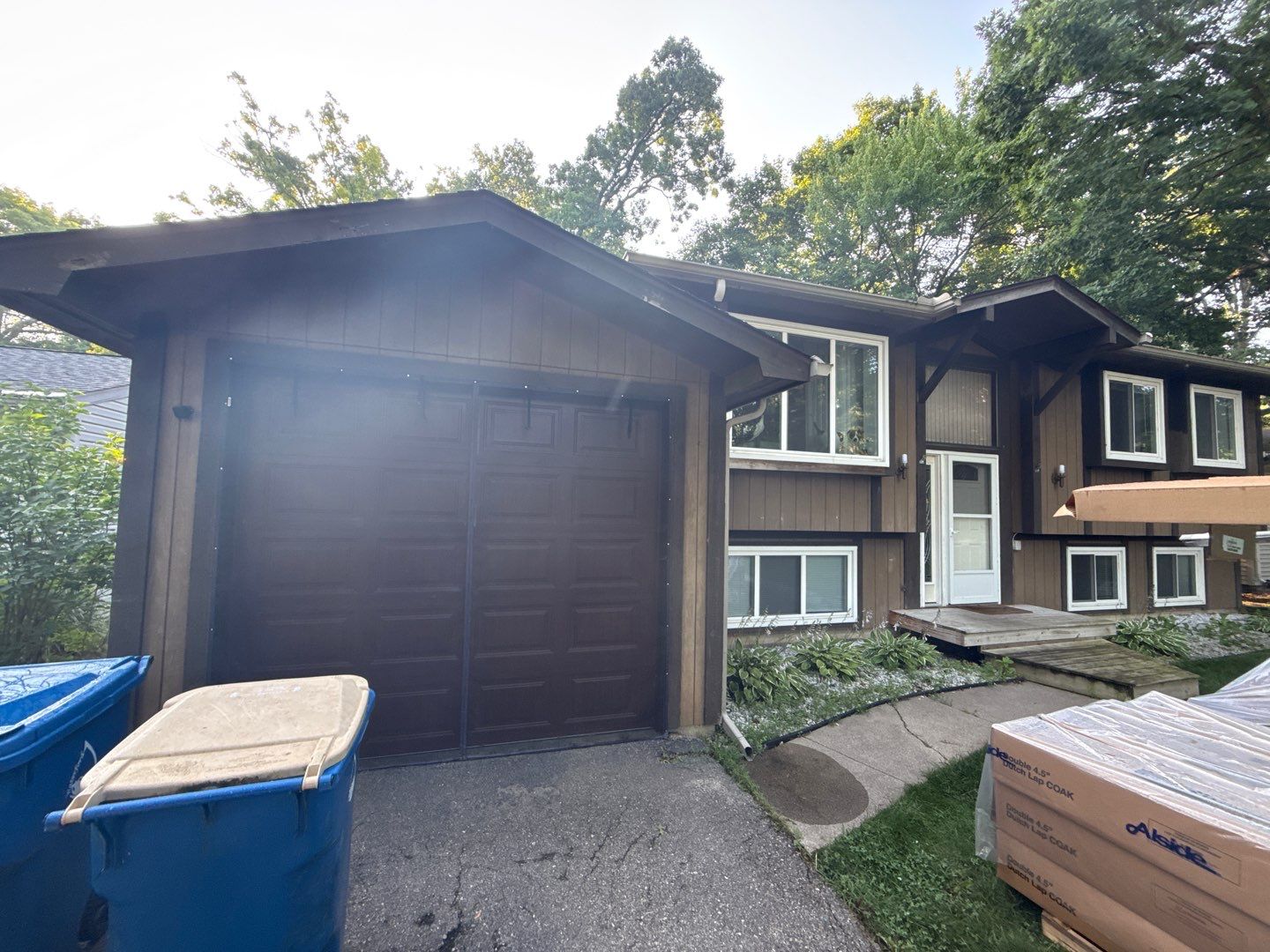 Siding Replacement using Alside D4 Odyssey-Plus Dutchlap Ageless Slate by 180 Contractors