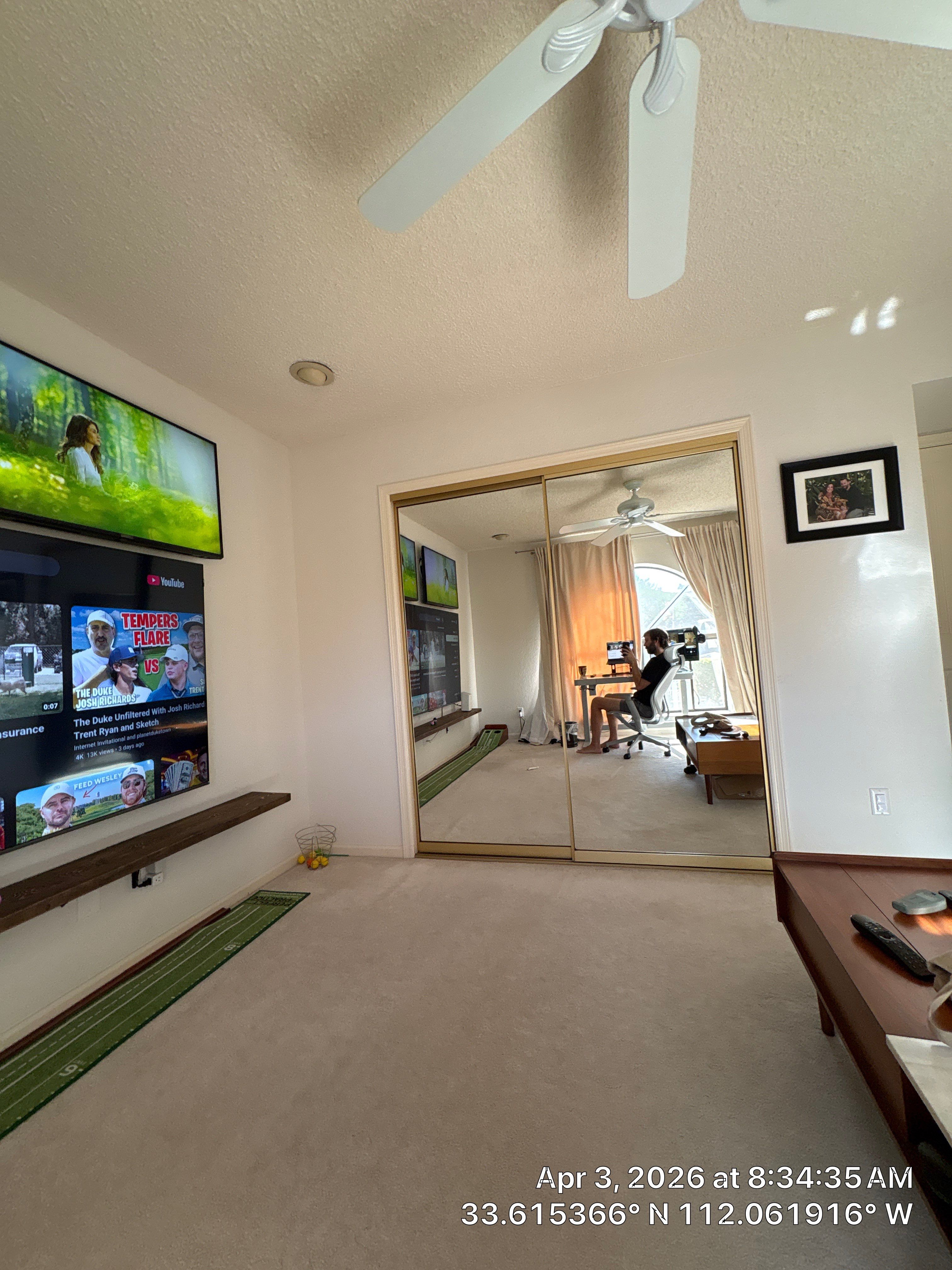 Phoenix Home Office & Entertainment Area Remodel by CompanyCam Sales Demo