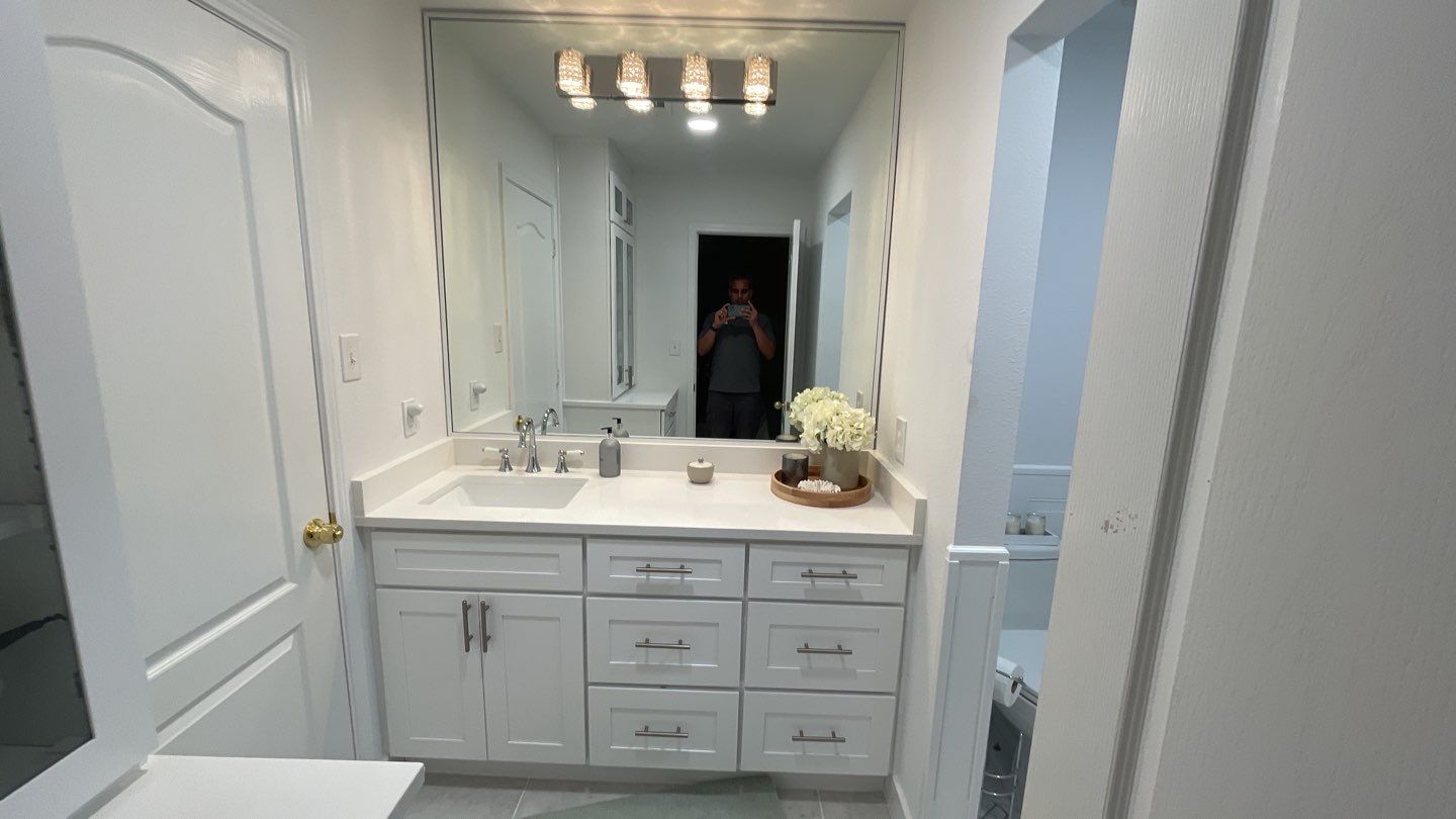 Full Bathroom Remodel by First United Roofing & Construction