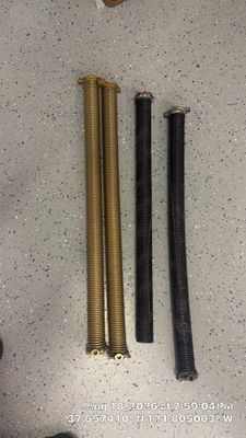 Residential Garage Door - Torsion Spring Replacement and Hardware Overhaul