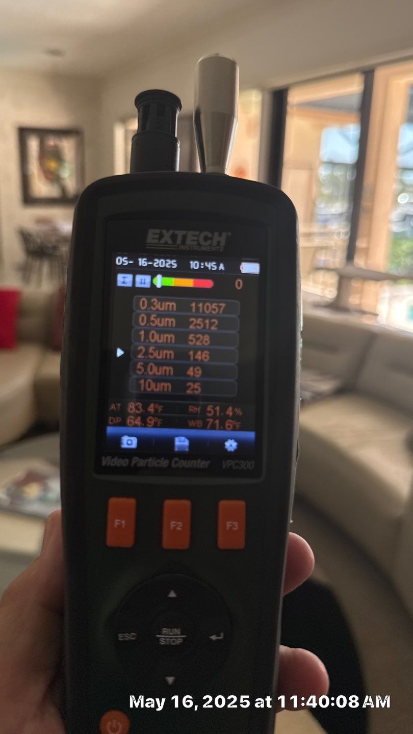 Mold Assessment using IR Camera, Moisture Meter, Air Cassette samples and Tape lifts by Building performance Solutions LLC