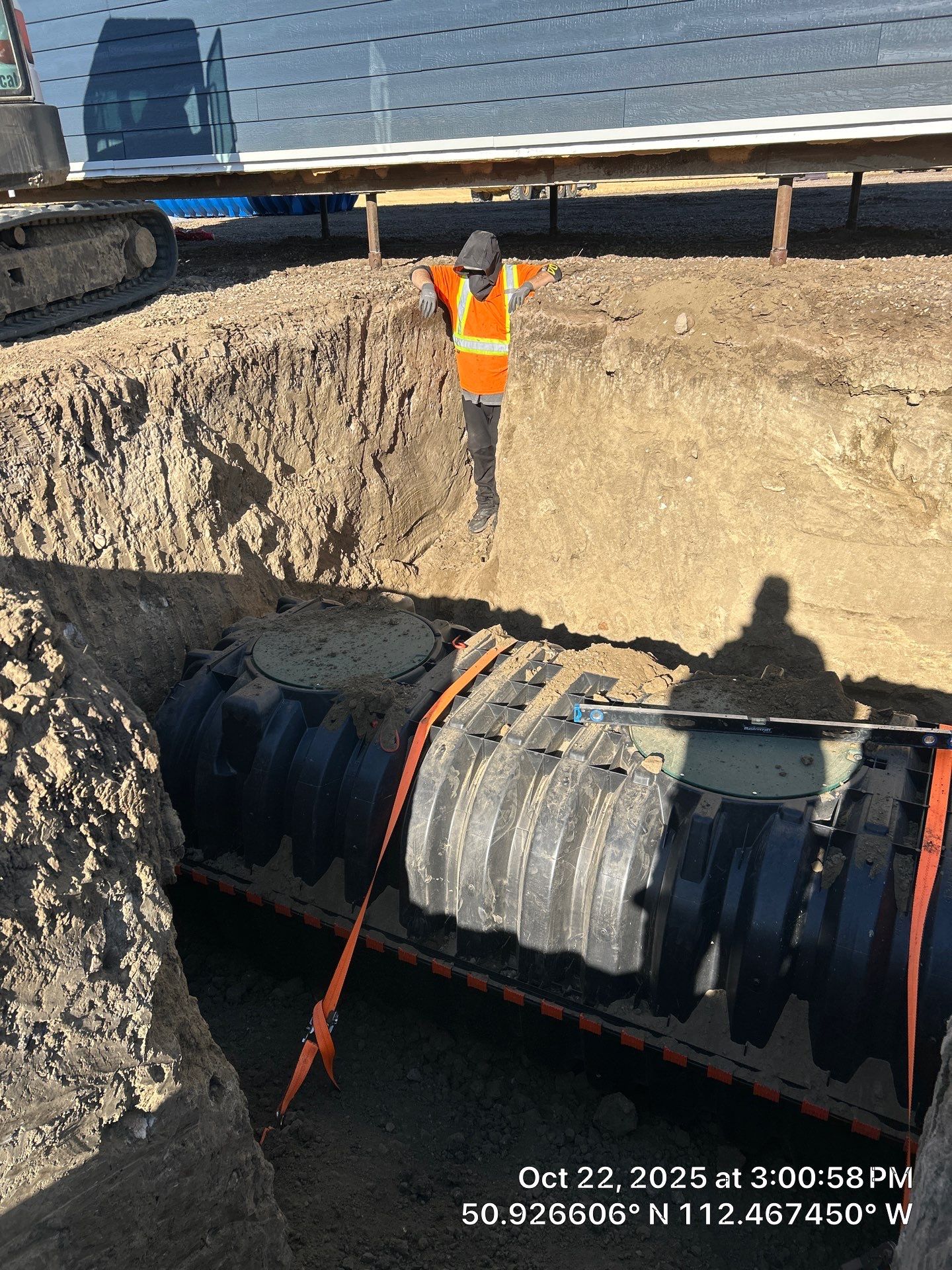 Full Septic System Installation With Polyethylene Tanks In Alberta by Septic Medic Inc.
