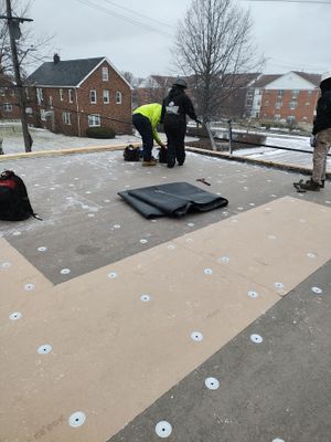 Commercial Roofing using TPO