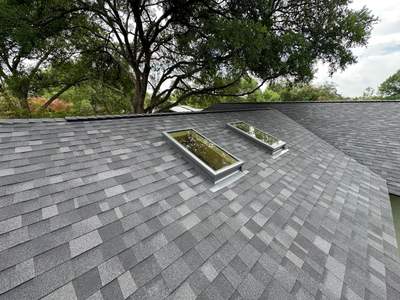 Onyx Black Oakridge Roofing Around Austin Skylights