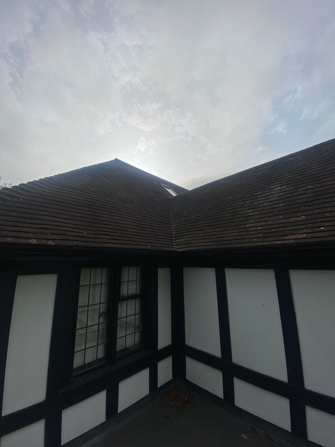 Roof Cleanin and tile repacement using Honda 15lpm Low Pressure Washing Machine by Ges Exterior Cleaning ltd