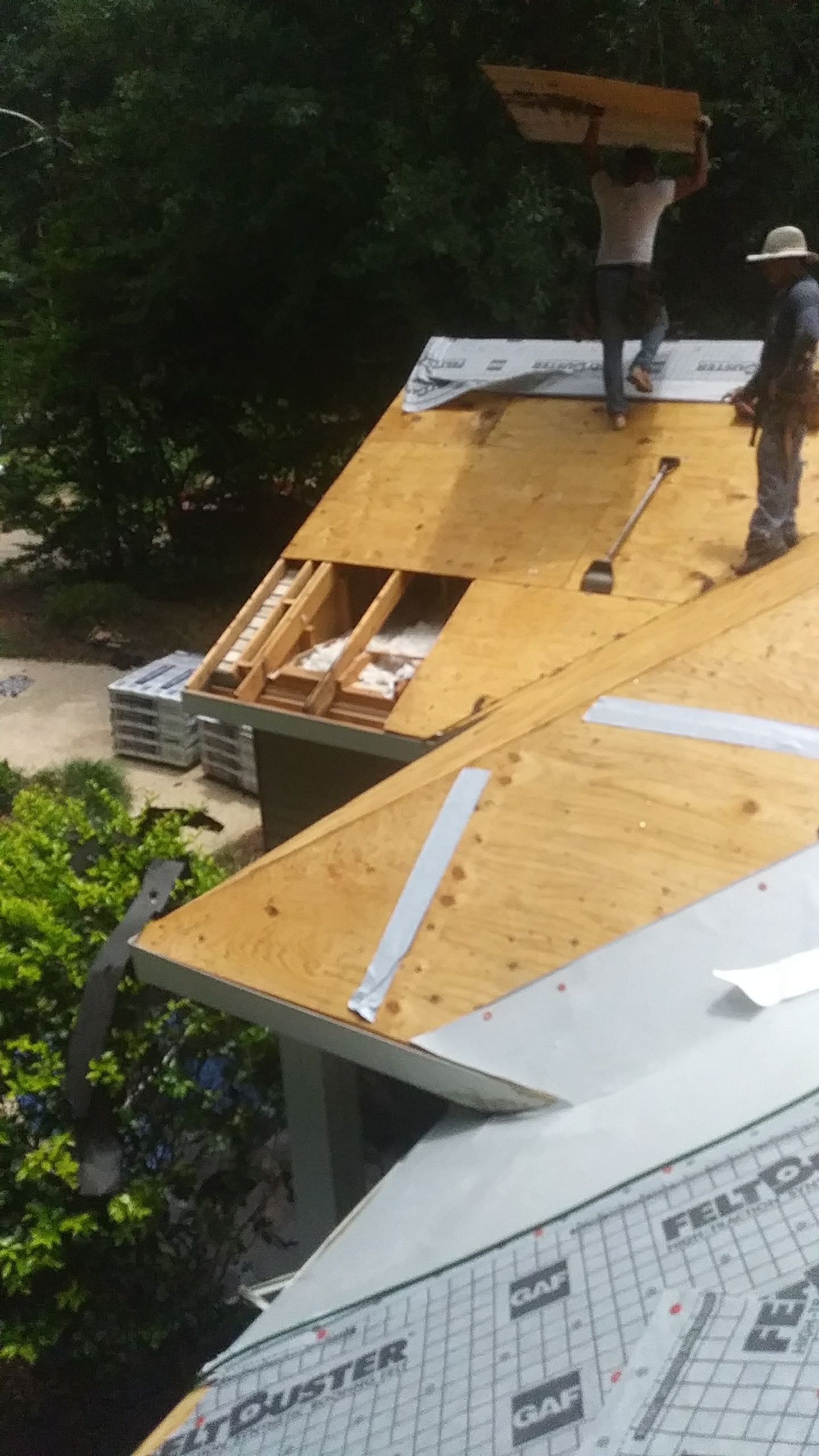 Residential Roofing Installation using Roof Replacement by American Roofing & Construction LLC