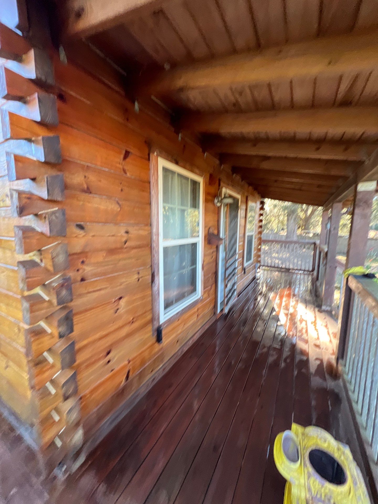 Cabin using Wood Sealant by DuraSeal
