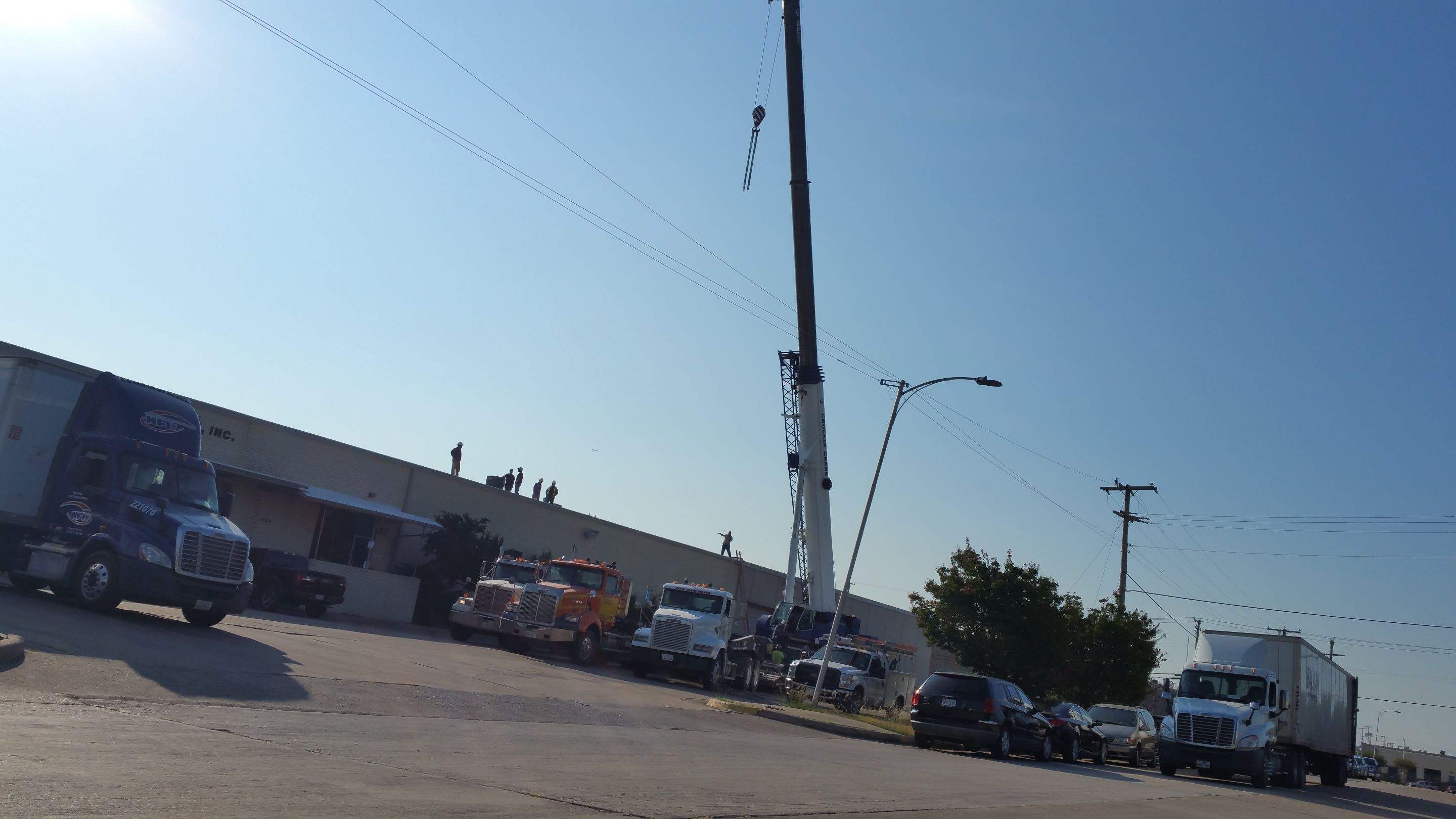 Massive Storm Damage Project - Factory in Arlington by First United Roofing & Construction