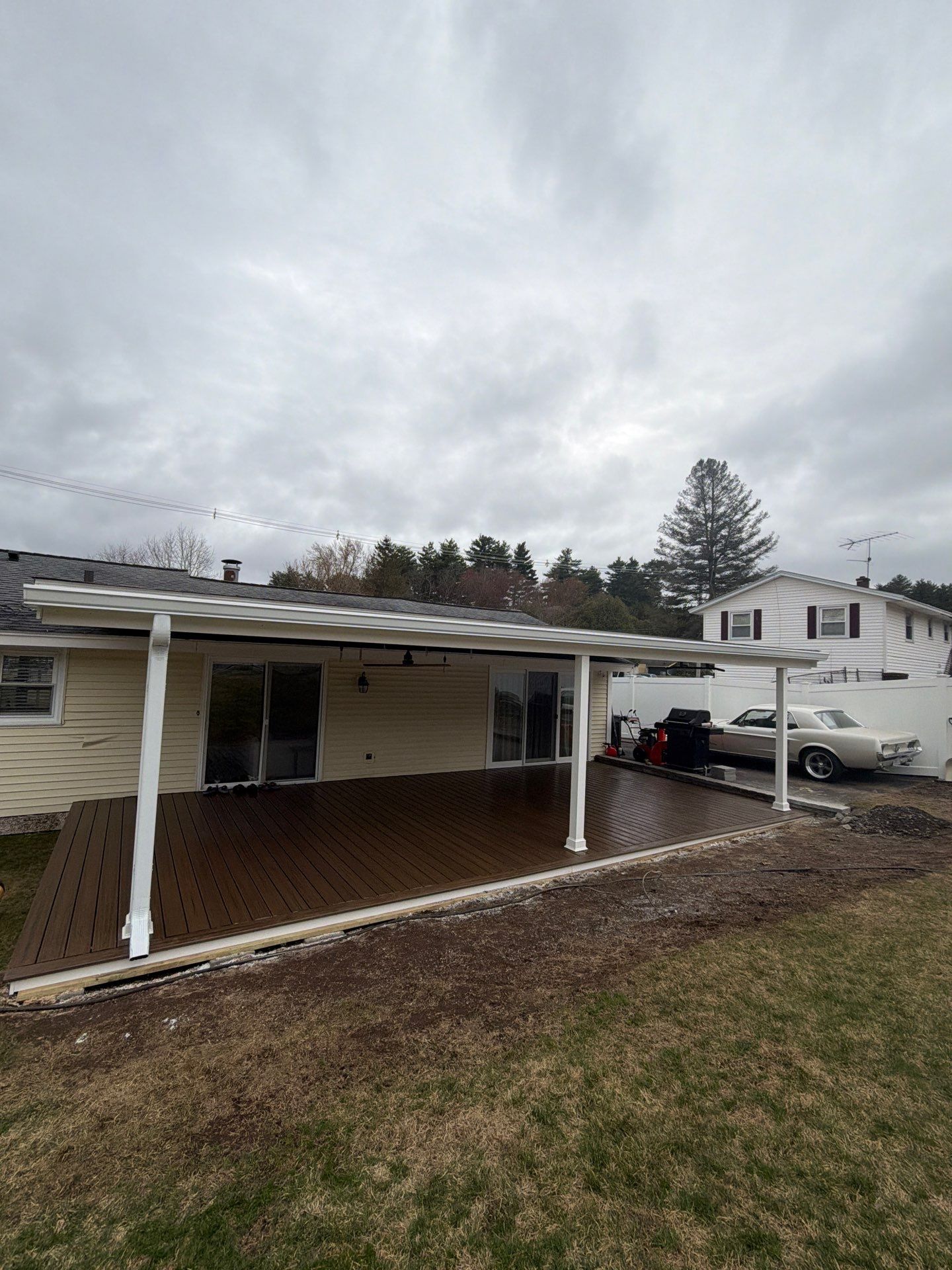 Composite Deck Installation in Hudson by UBrothers Construction