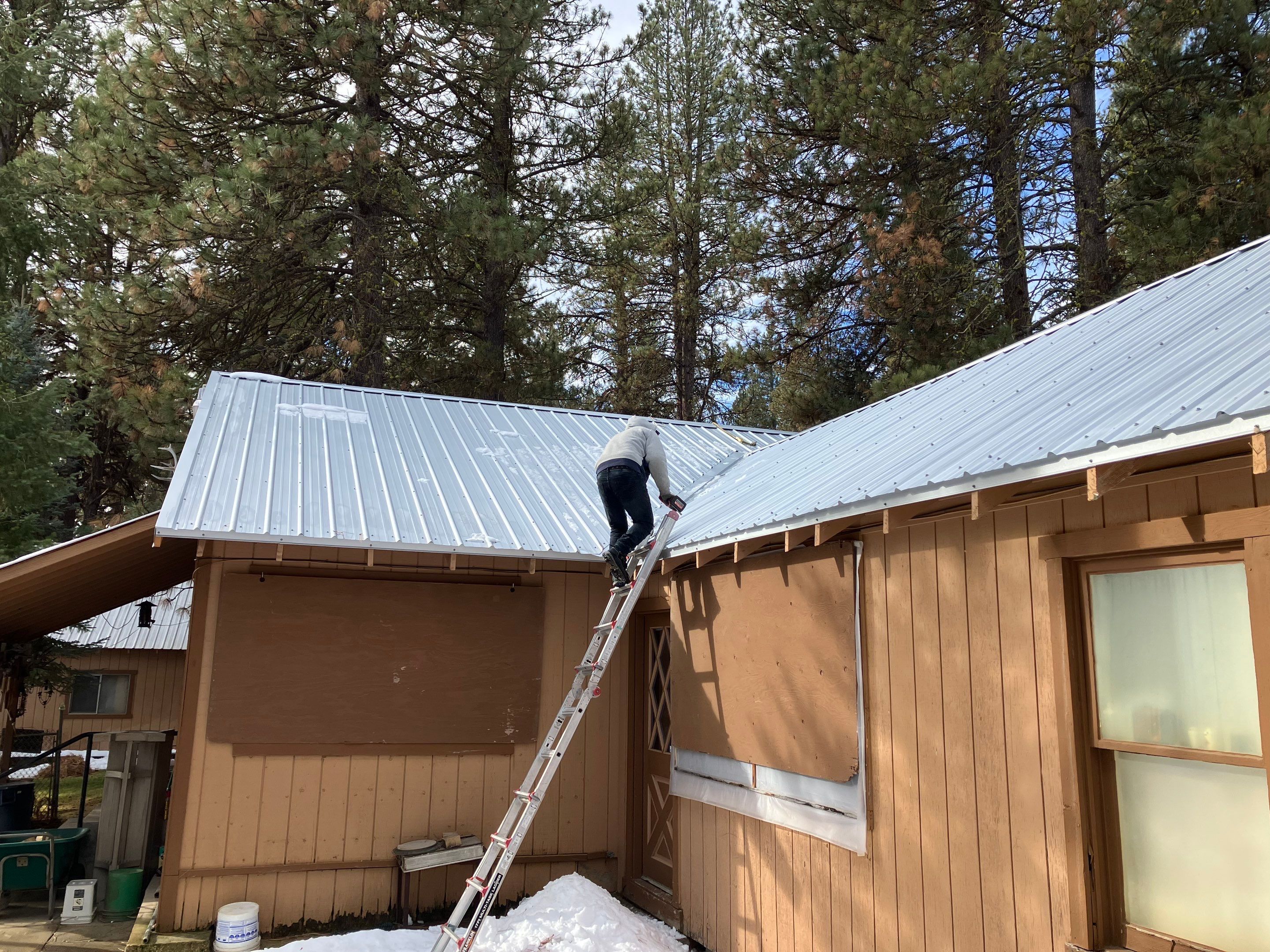 Idaho City, ID., Residential Roofing Installation using Galvanized Steel by ID Roofing LLC