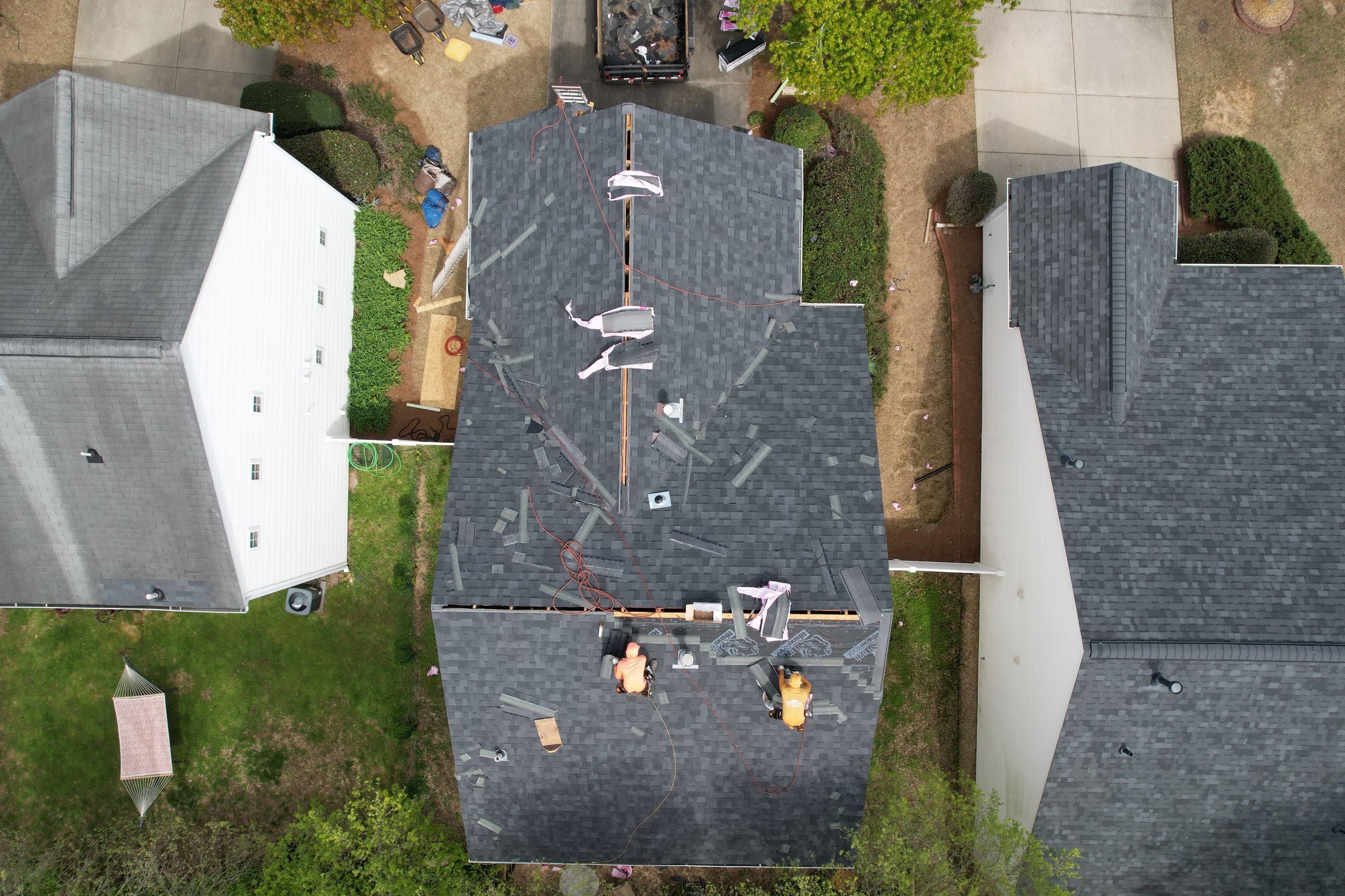 Residential Roofing Installation using Owens Corning by Inspector Roofing and Restoration