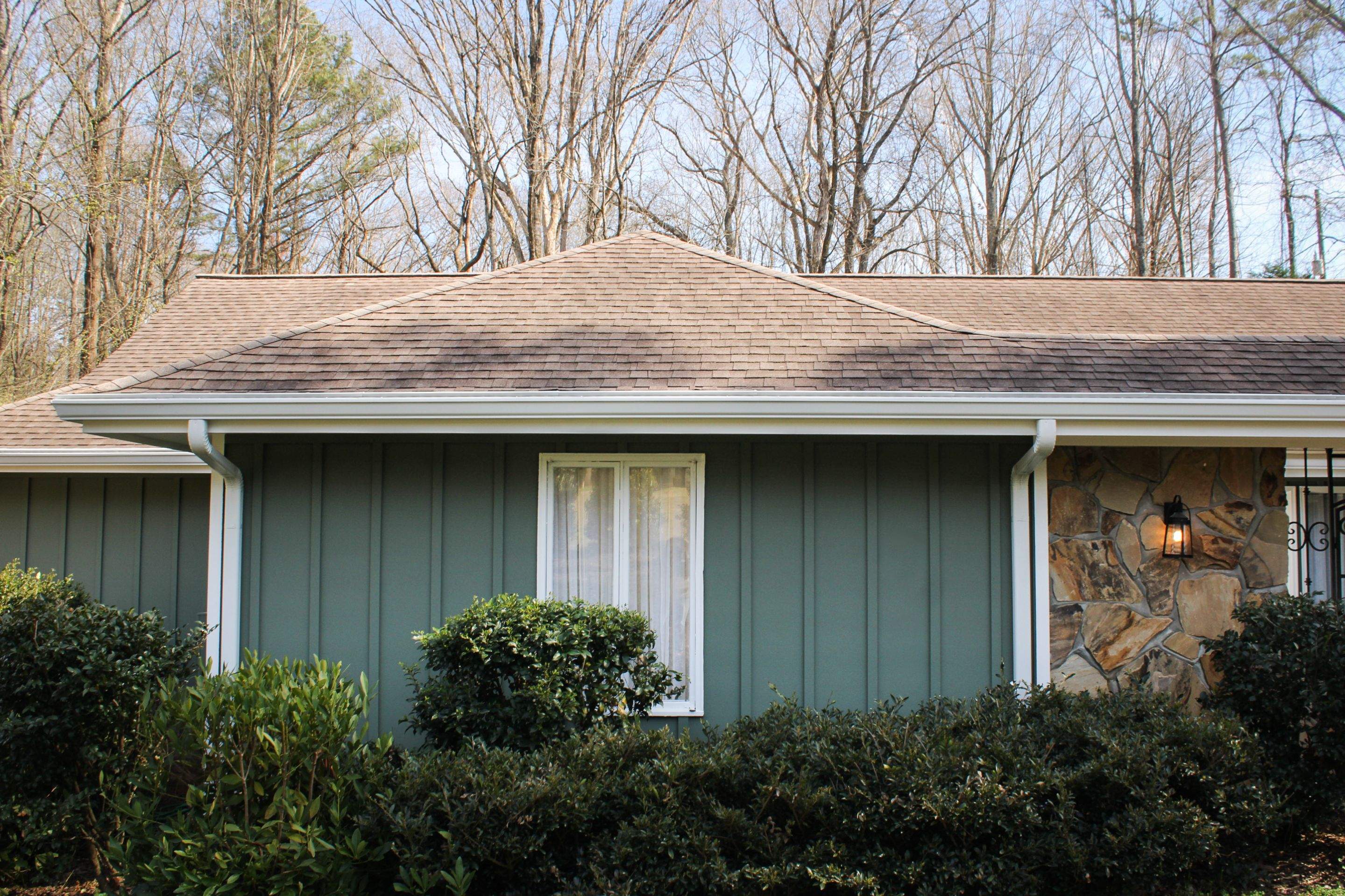 Siding, Gutter, and Replacement with Exterior Painting on 1974 Built Home in Roswell, GA by Nelson Exteriors 