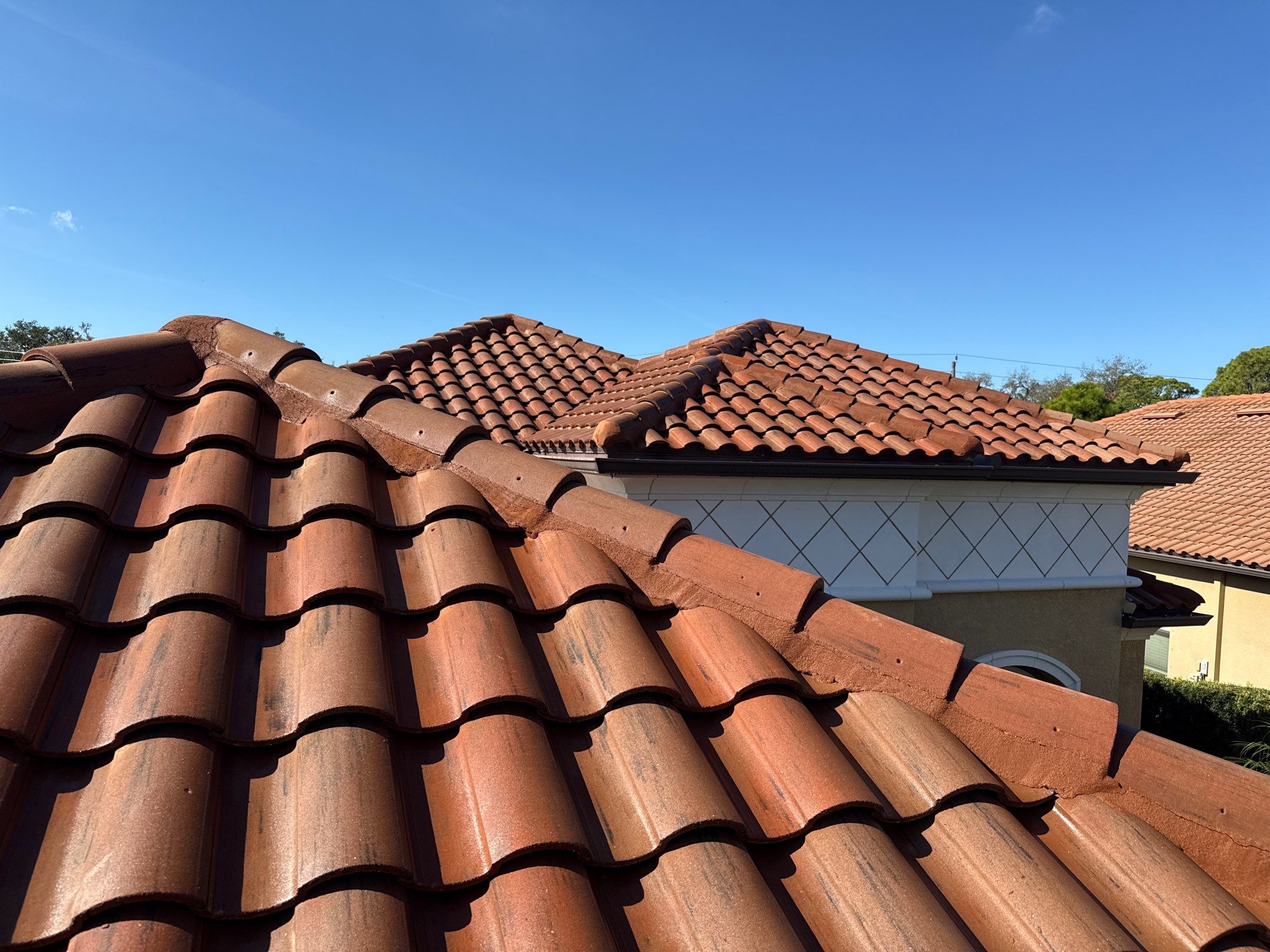Barrel Tile Roof Cleaning – Artisan Lakes, Palmetto, FL by Sunshine AquaWash