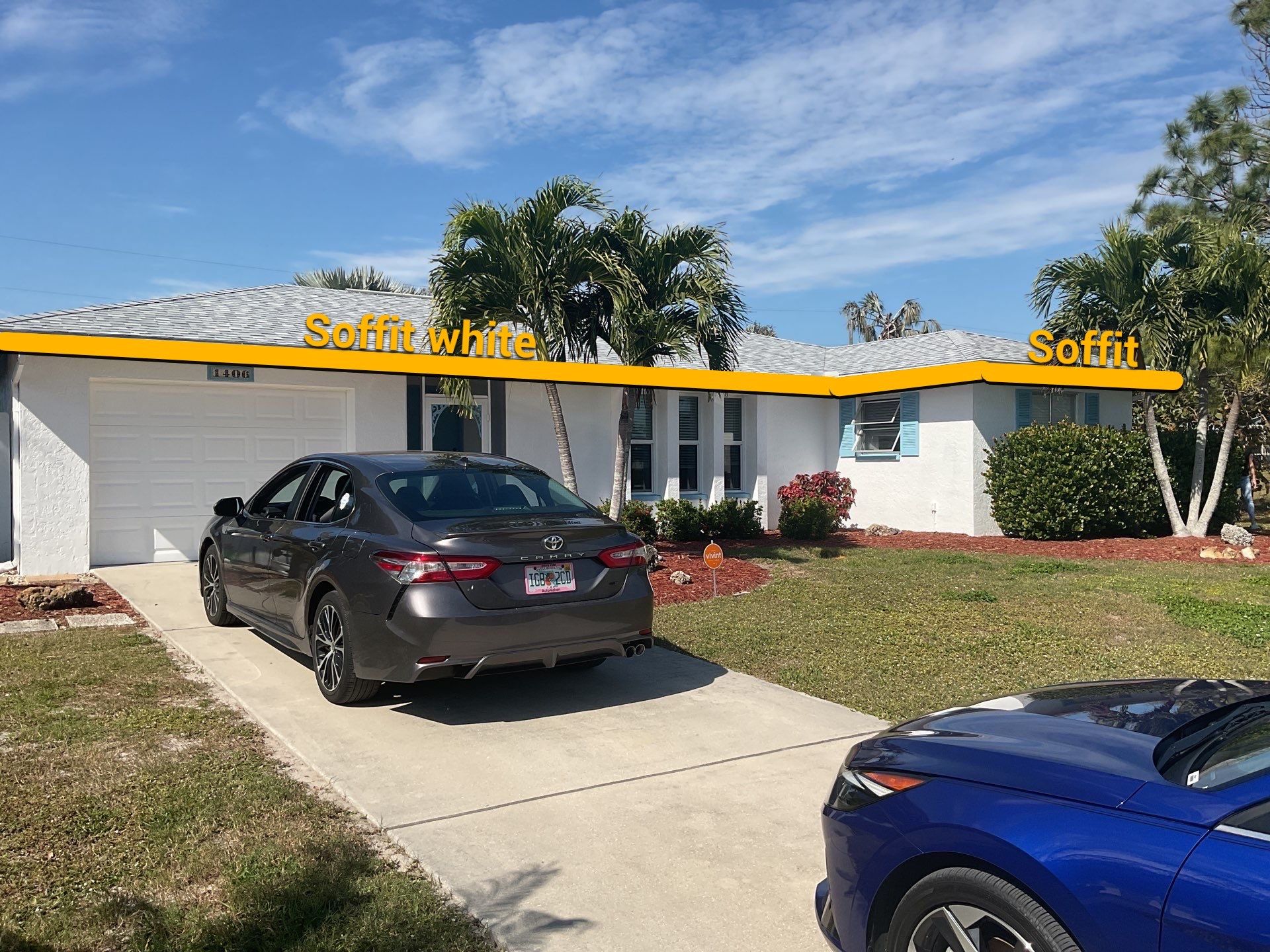 Soffit and Fascia Installation in Cape Coral FL by Gutter Professors