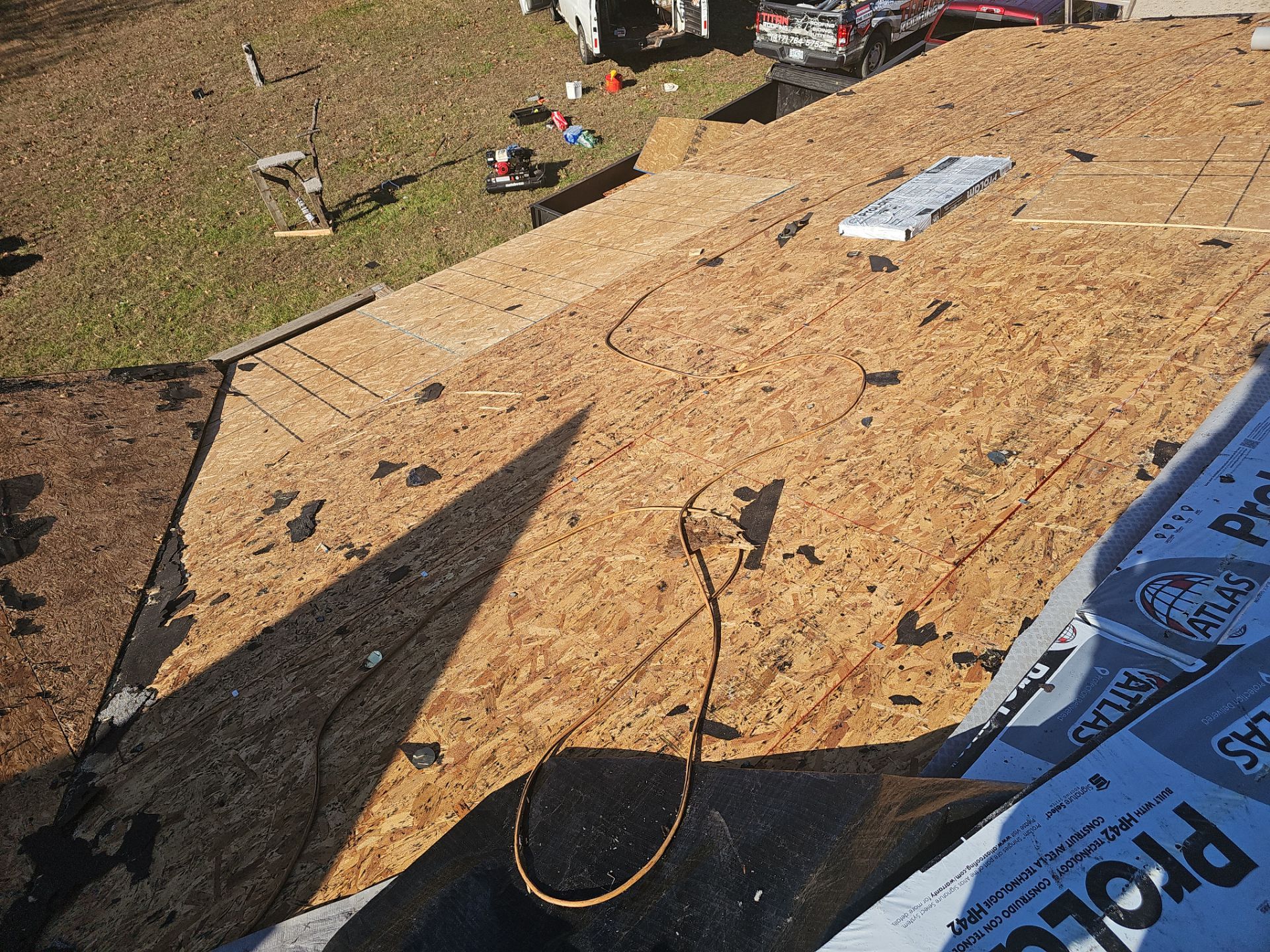 Residential Roofing Install - Atlas Prolam Architectural Shingle - Color Black  by Titan Commercial & Residential Roofing 