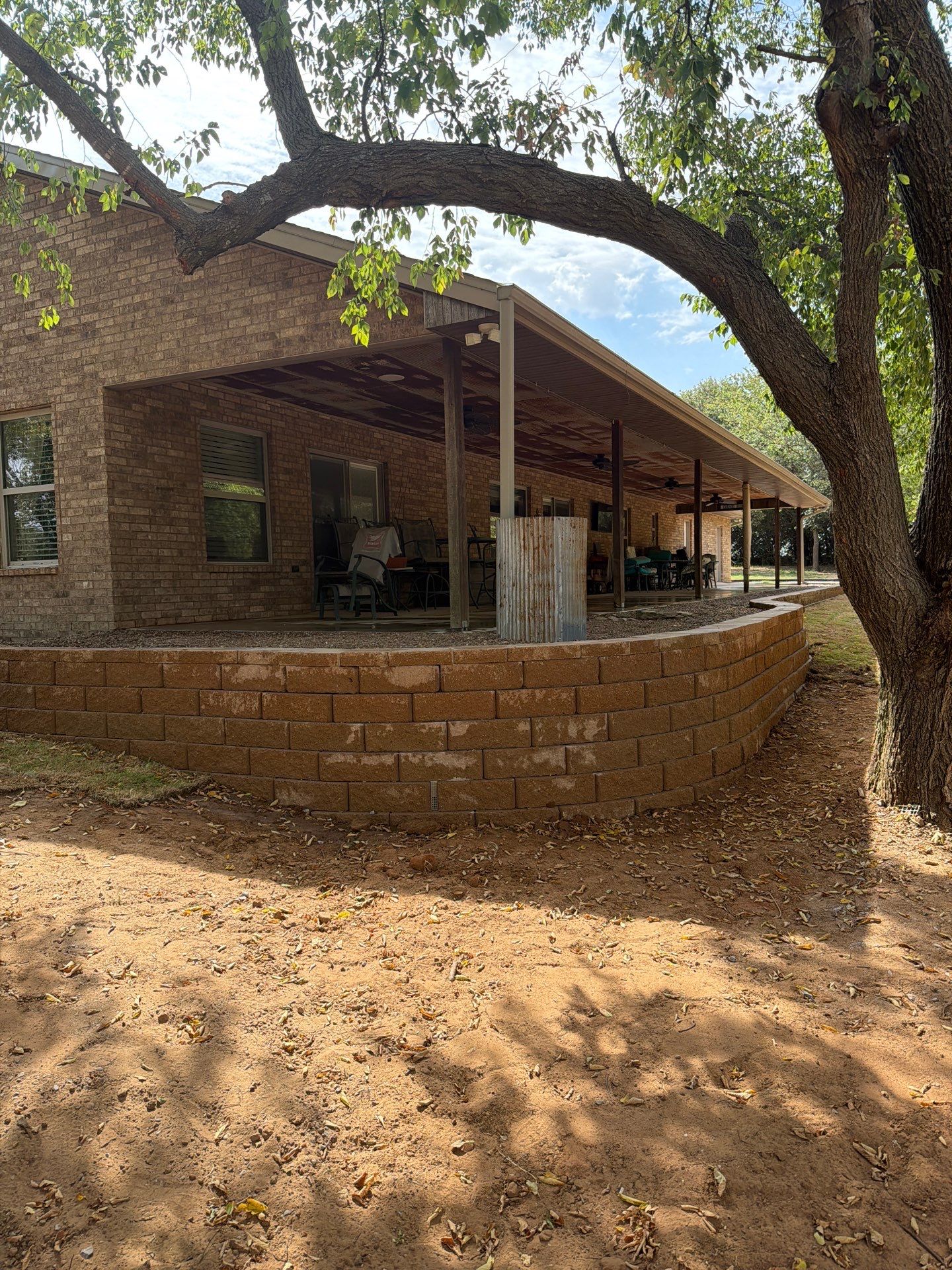 Retaining Wall by Clays Services Inc
