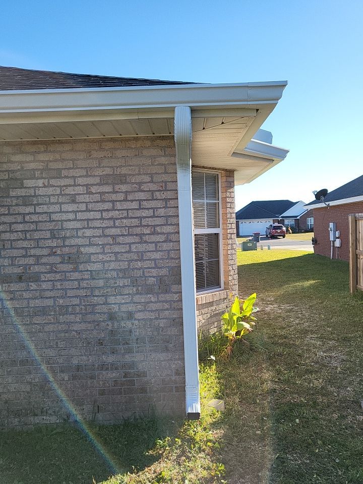 Gutter Installation using K-Style Seamless Gutters by Gutter Professors