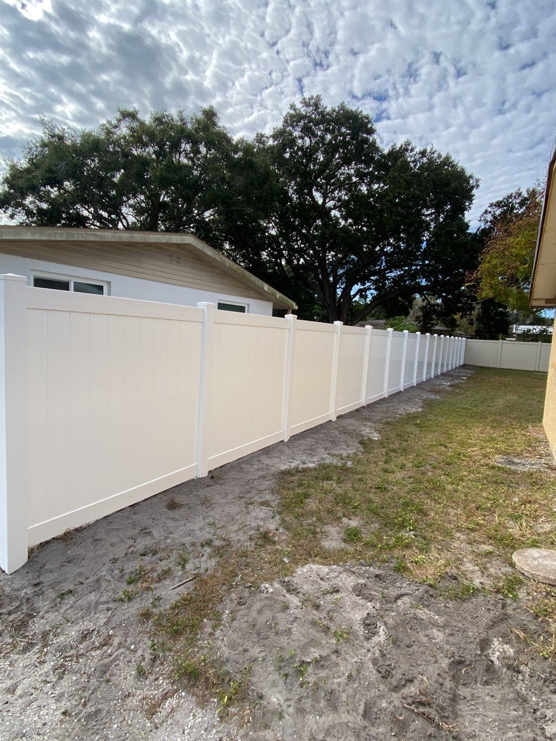 Sarasota, FL 6 ft. Tall White Privacy Fence  by Asap fence and gates, LLC