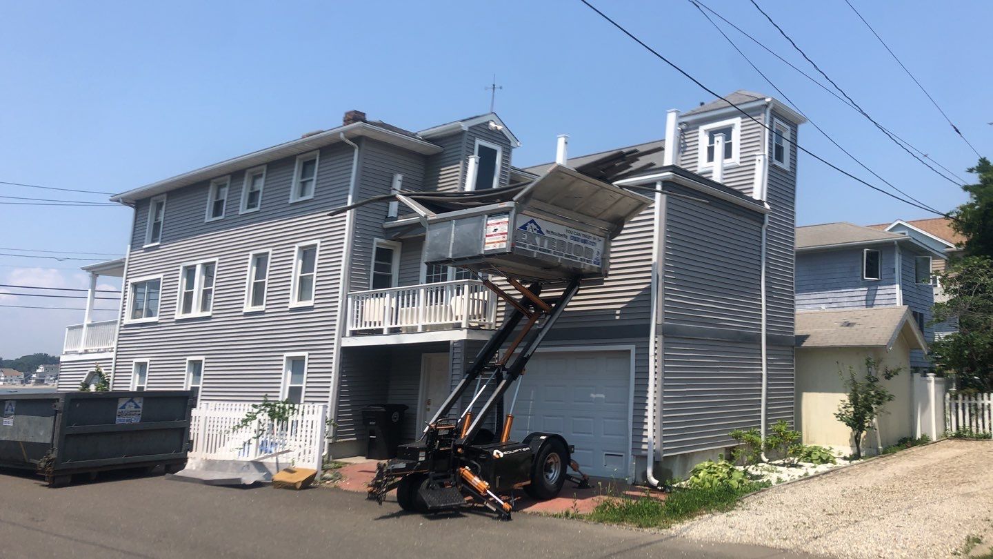 Deck Installation using trex over epdm roof by A Plus Exterior