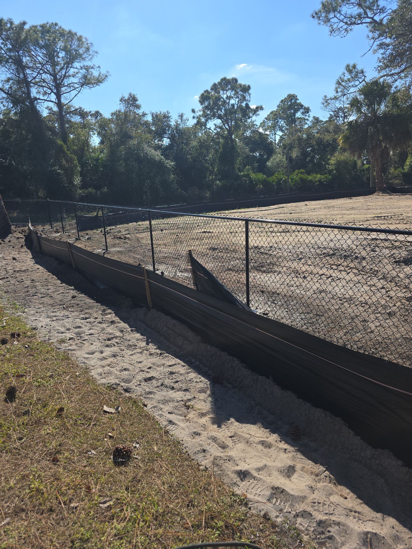 Chain Link Install in North Port by True Fence LLC