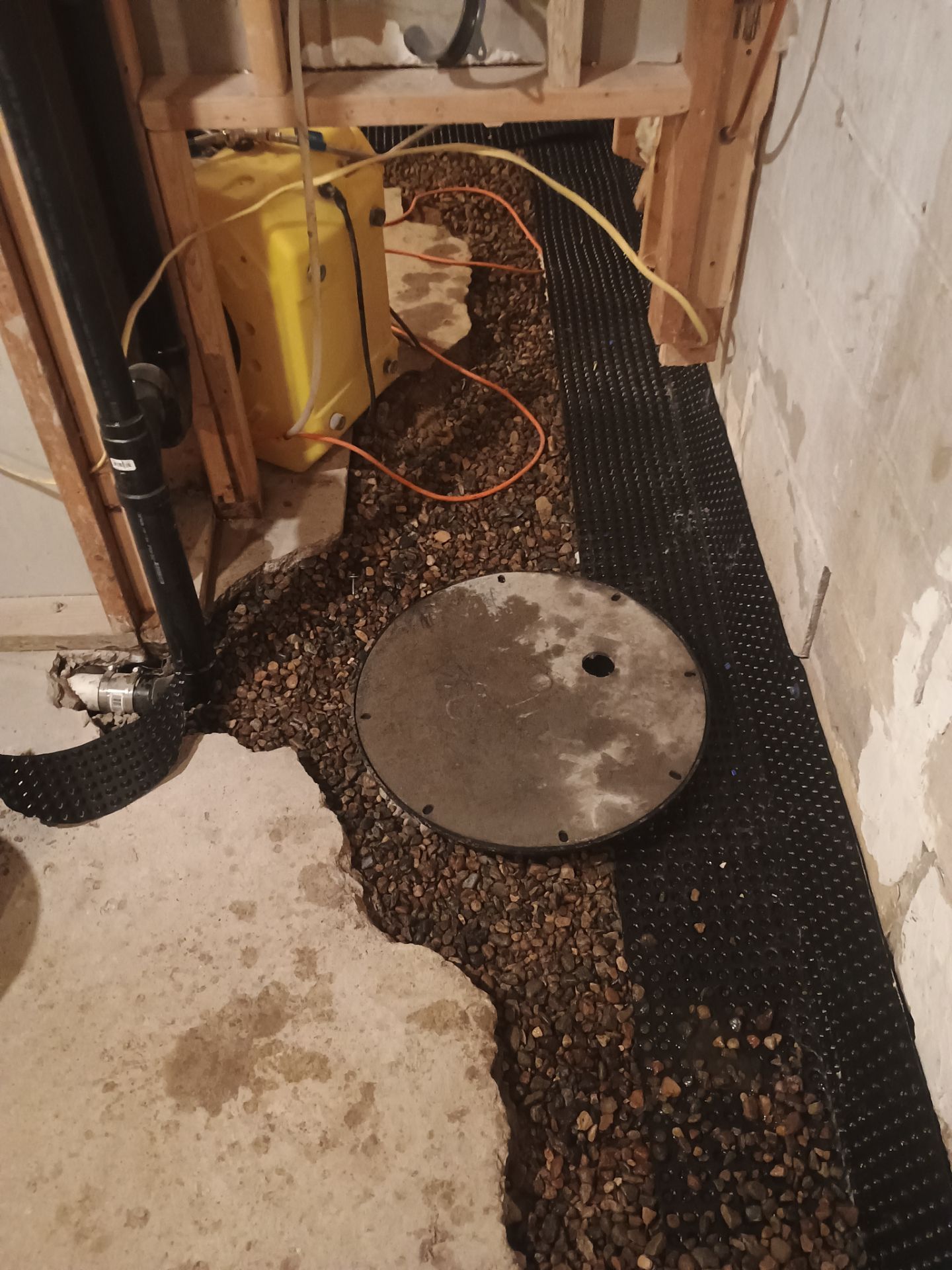 Drain Tile in Minneapolis for Kristen & Taylor by Waterproofing Northeast