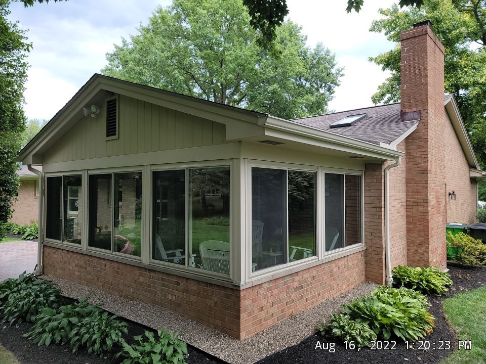 ATLAS PINNACLE COLOR: MORNING HARVEST DRIP EDGE: MUSKET BROWN by Eagle Eye Roofing